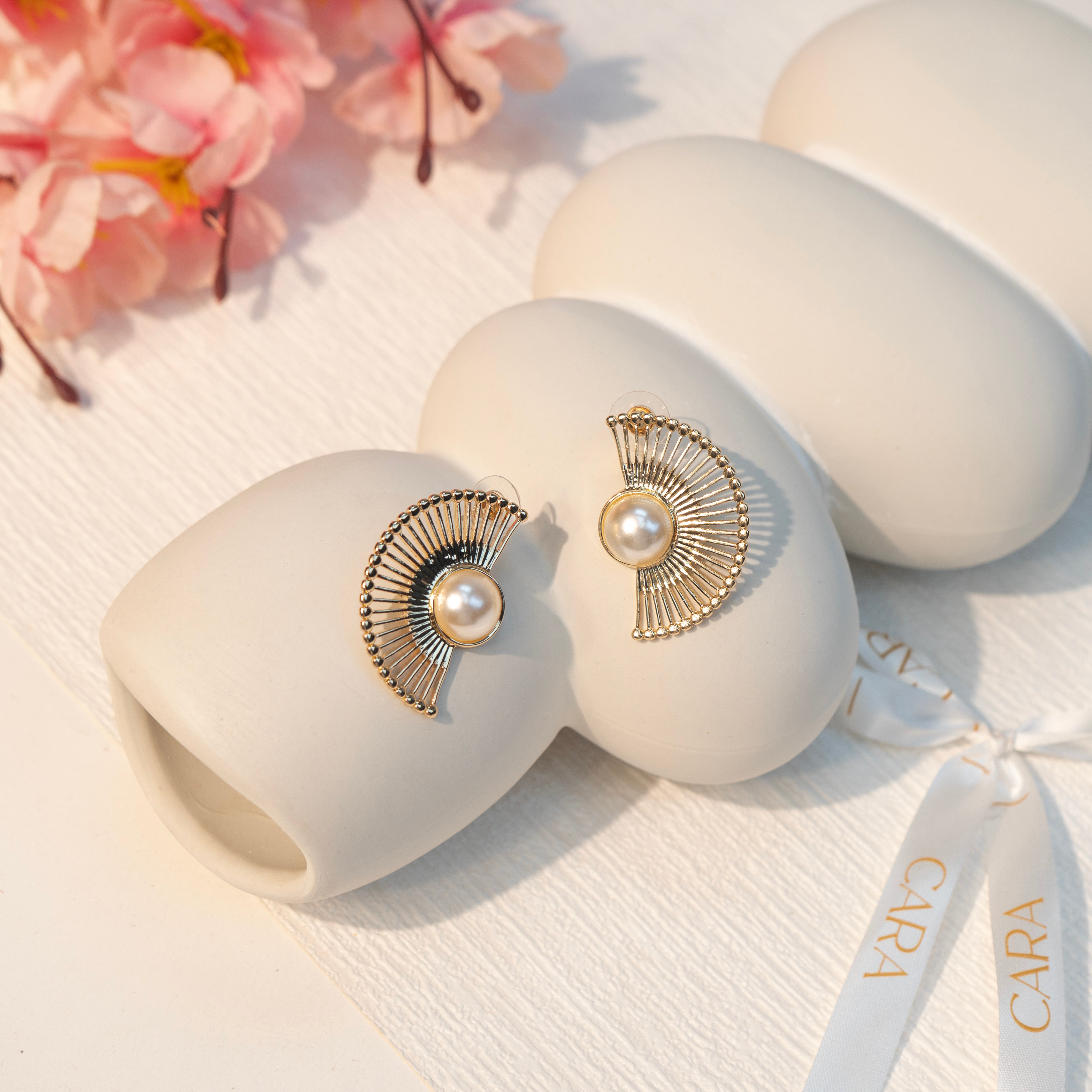 Opal Curve Earrings