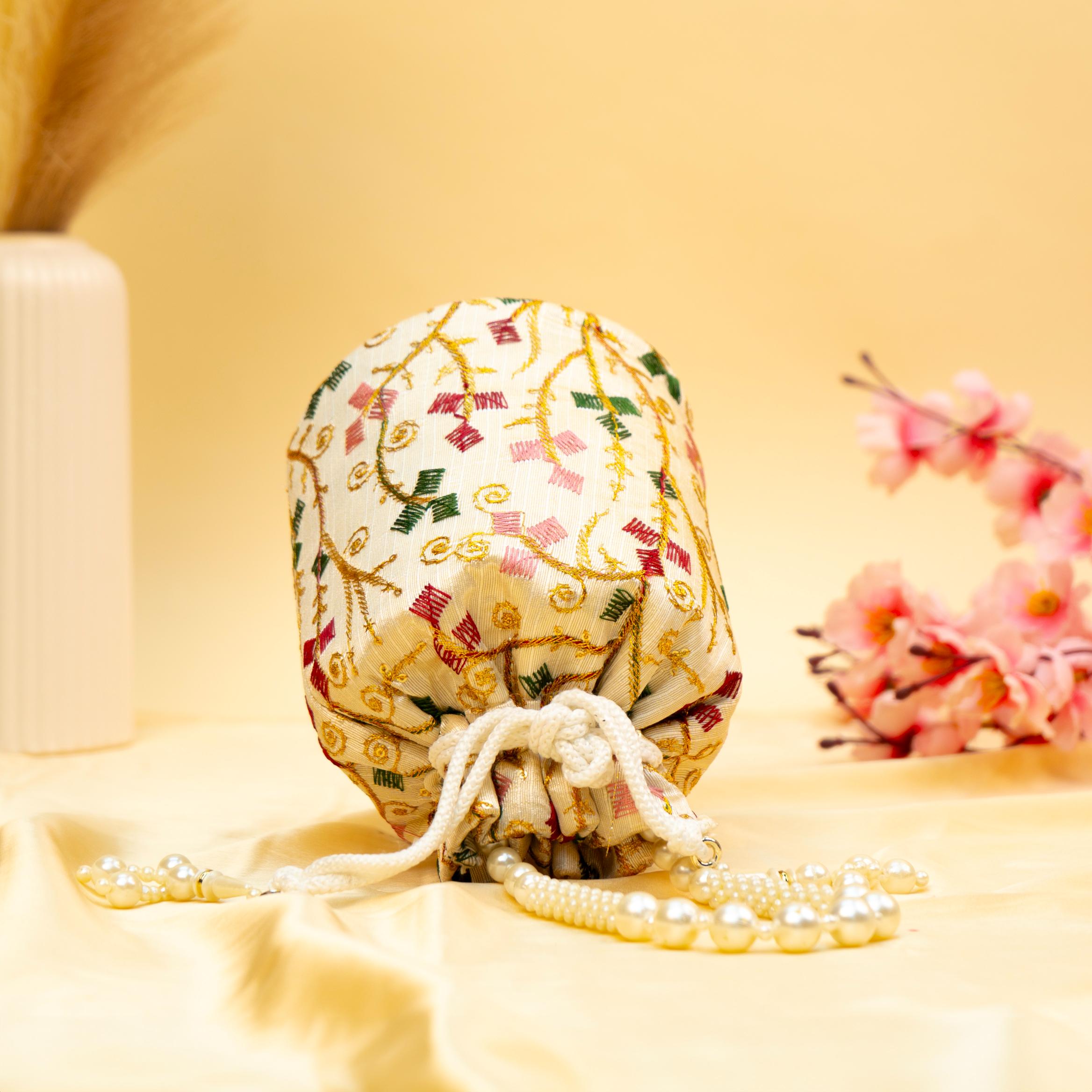 Classic Threadwork Potli