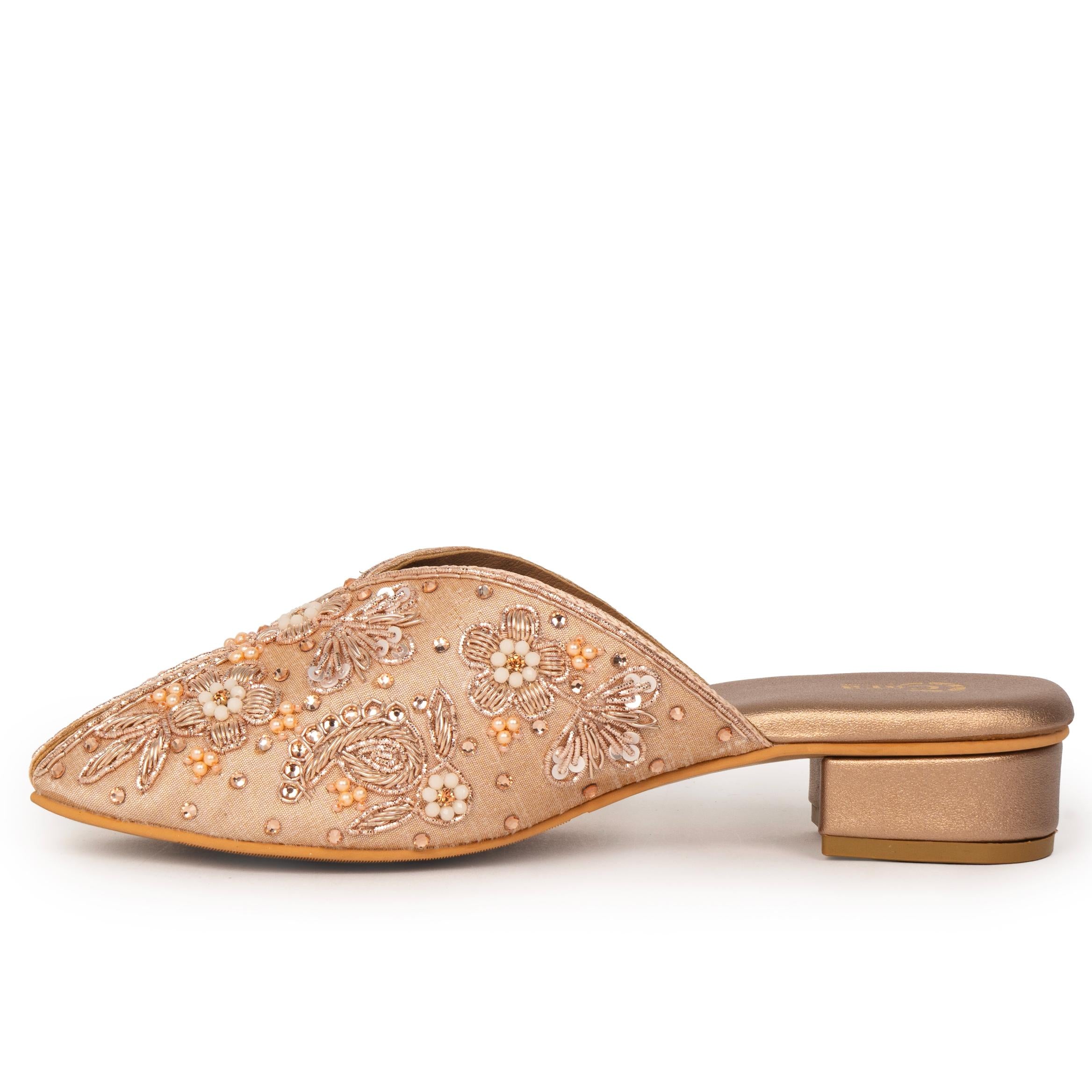 Noorani Beaded Mules