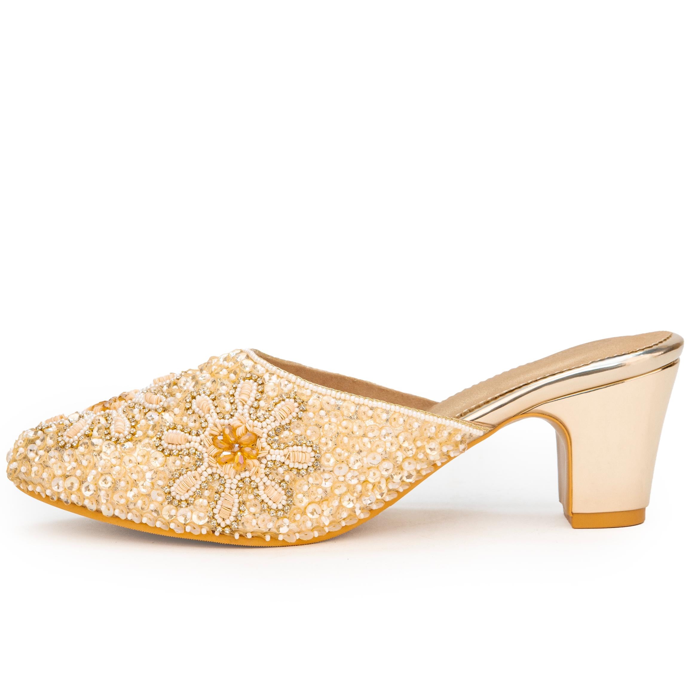 Pearl Bloom Mules