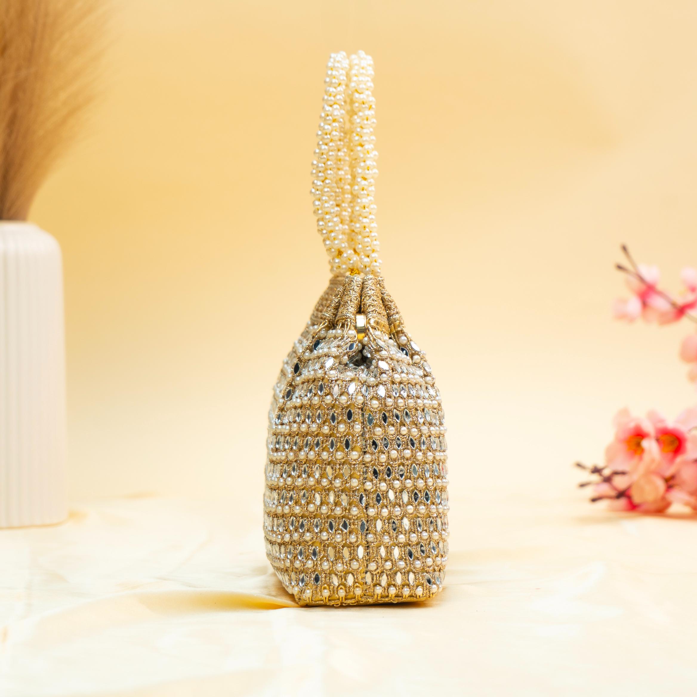 Dazzle Crystal Bead Potli