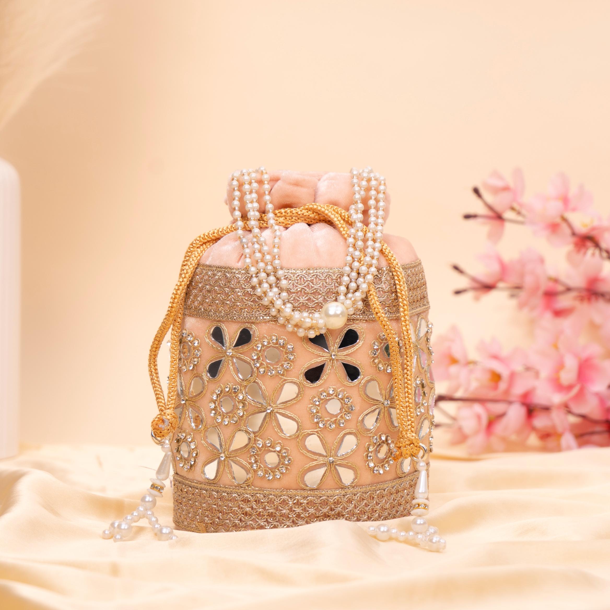 Royal Velvet Shimmer Potli