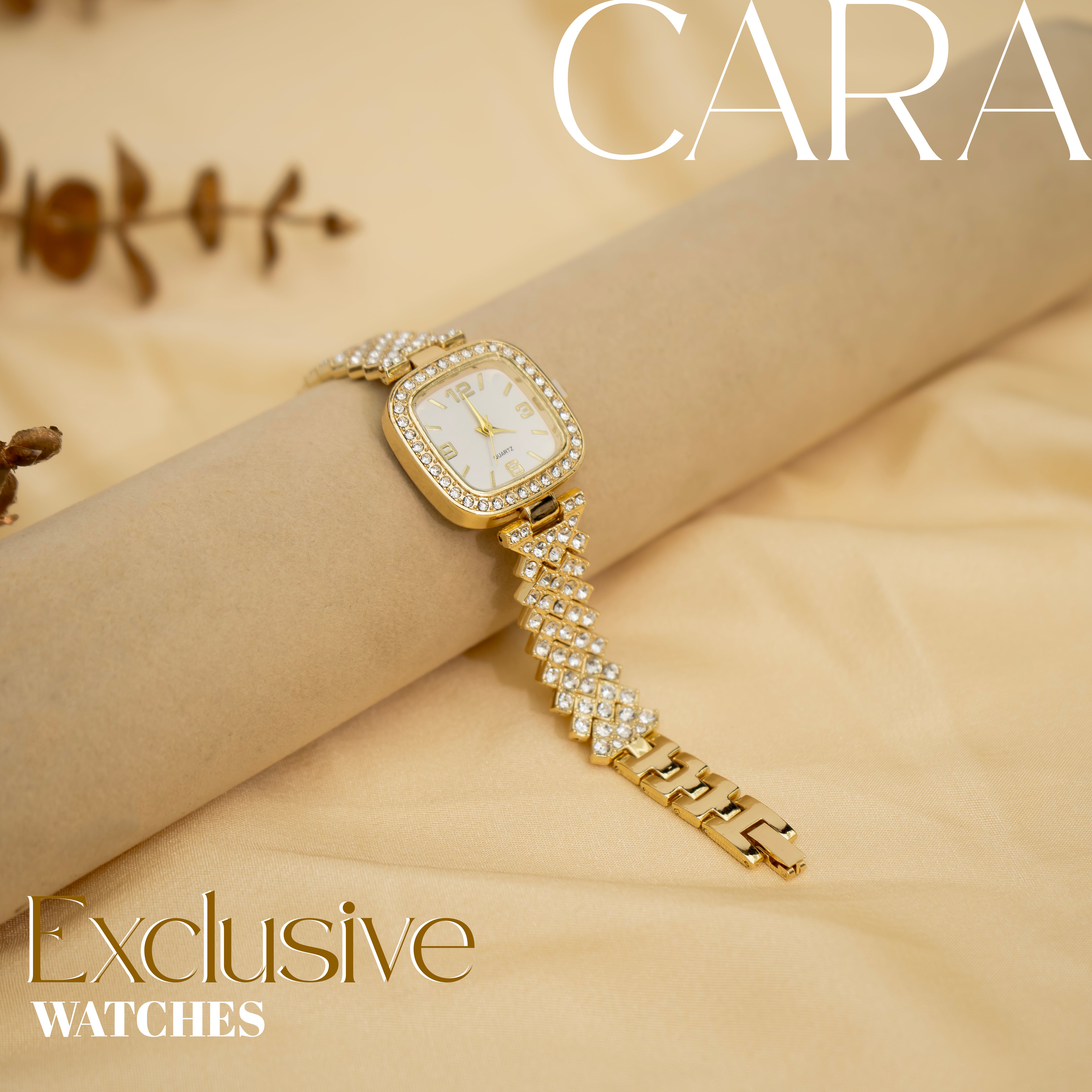 Golden Diamond Watch