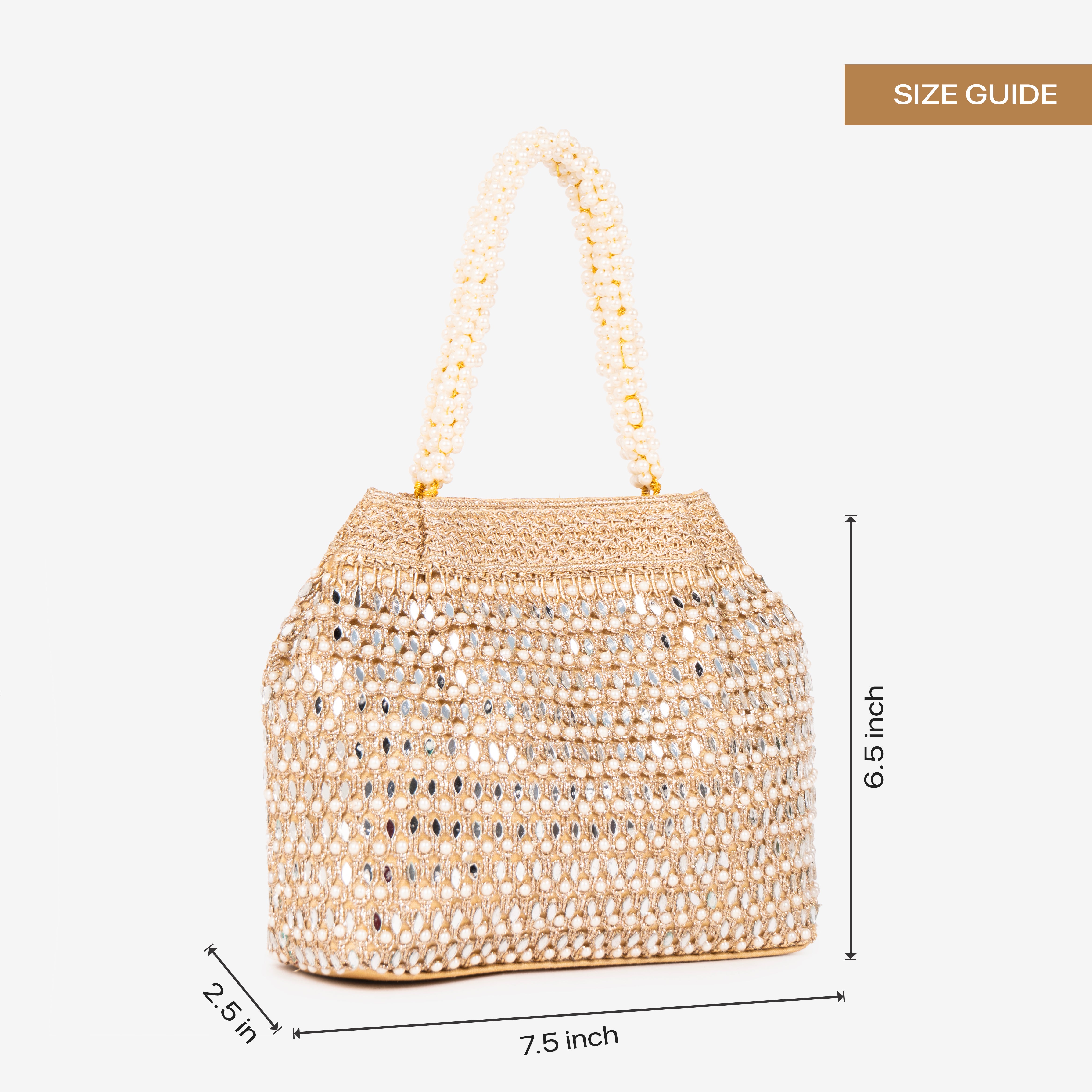 Dazzle Crystal Bead Potli