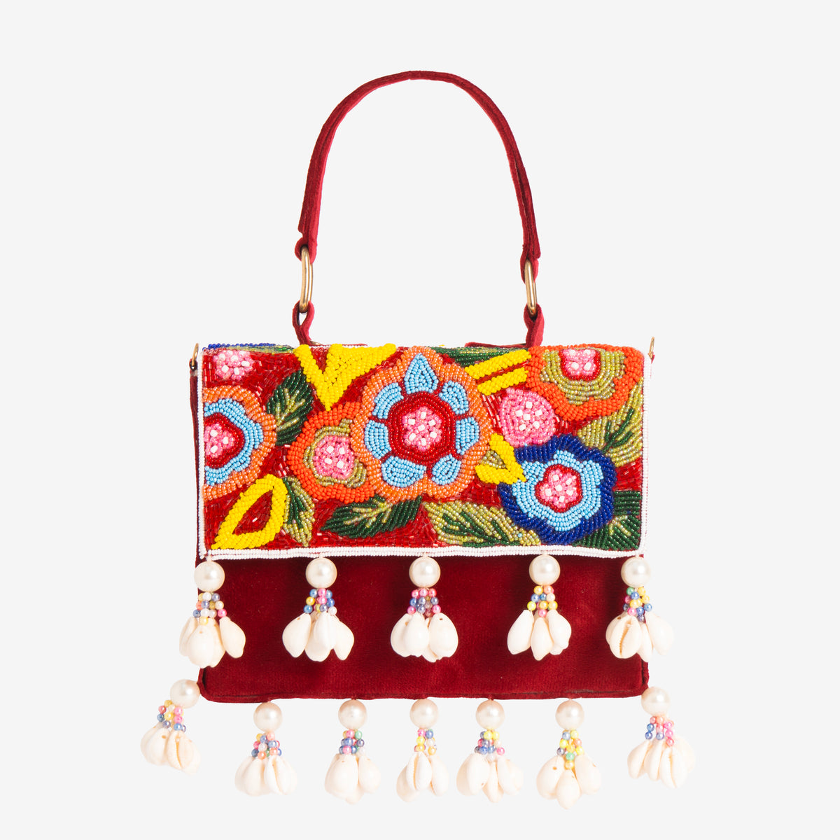 Blooming Shells Banjara Bag
