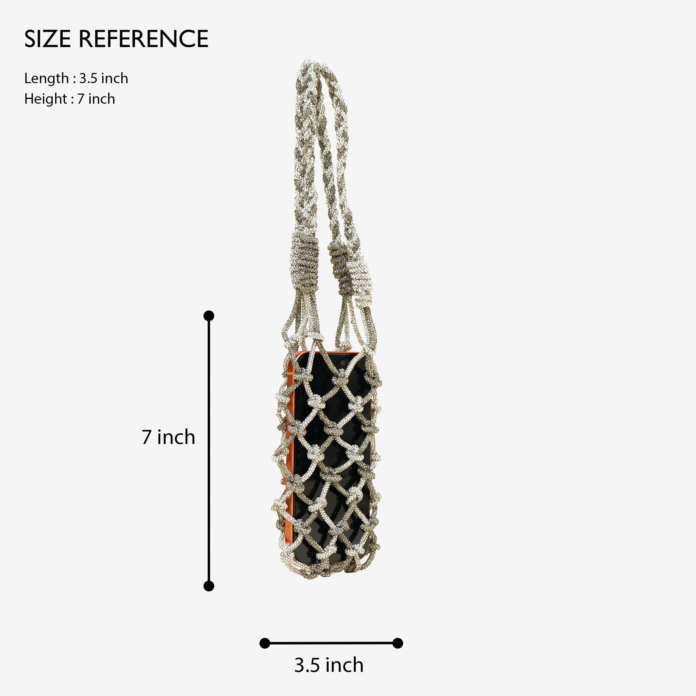 Crystal Knot Luxe Mobile Sling
