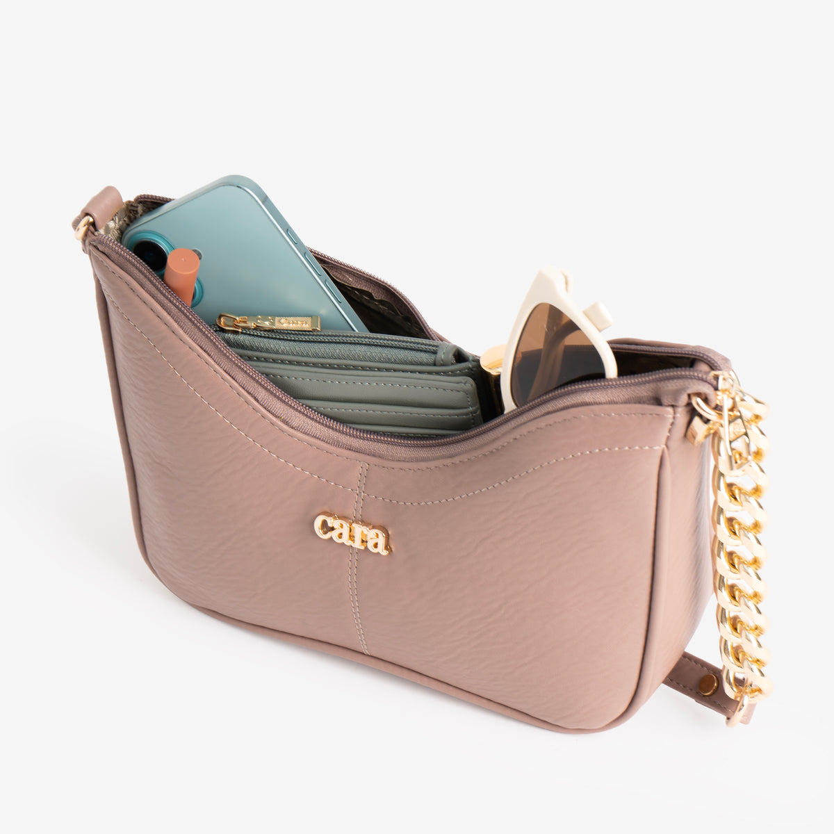 CARA Elara Chain Hobo Bag