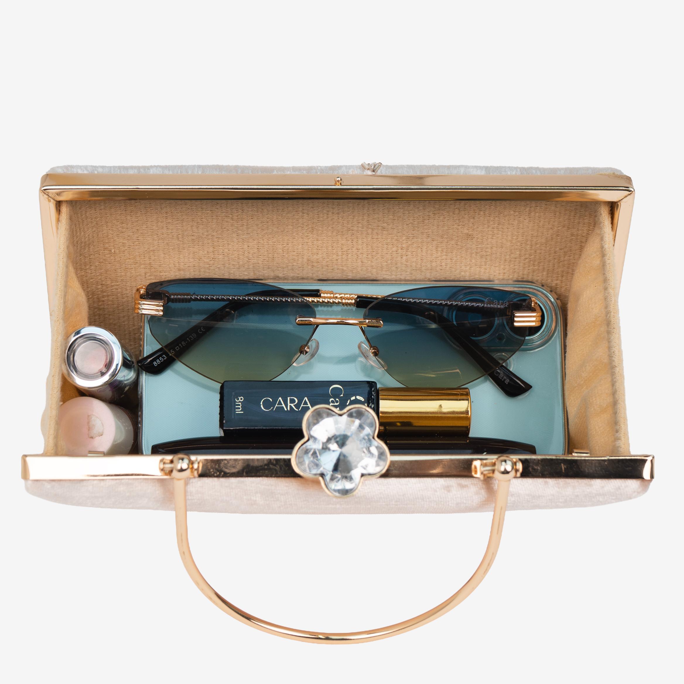 Ivory Palm Clutch