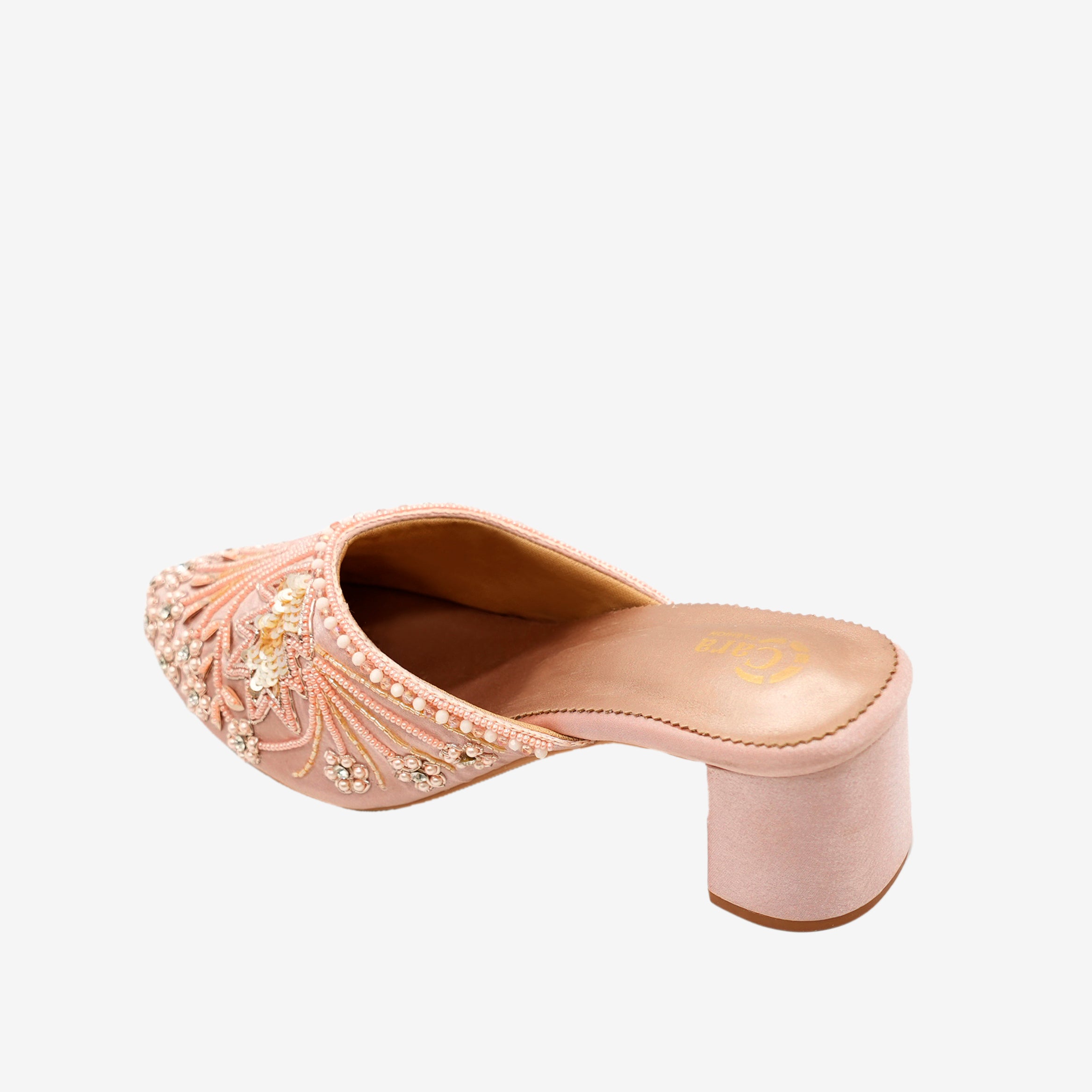 Festive Glide Beaded Heels