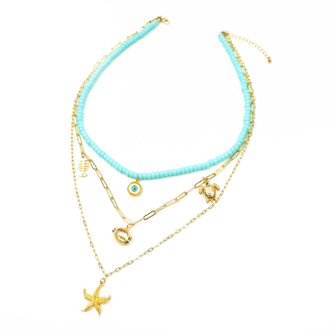 Lustre Bead Necklace