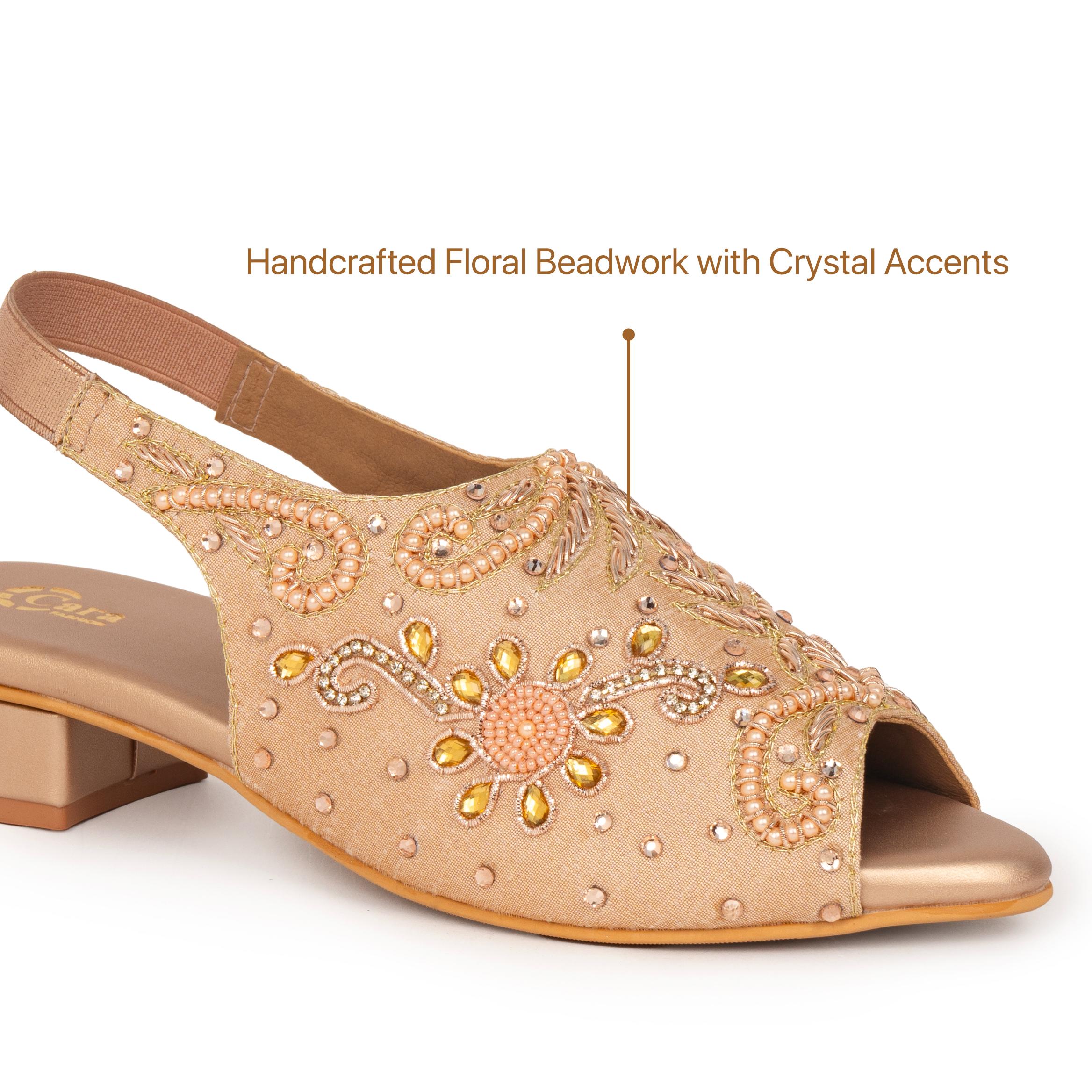 Glided Fern Mules