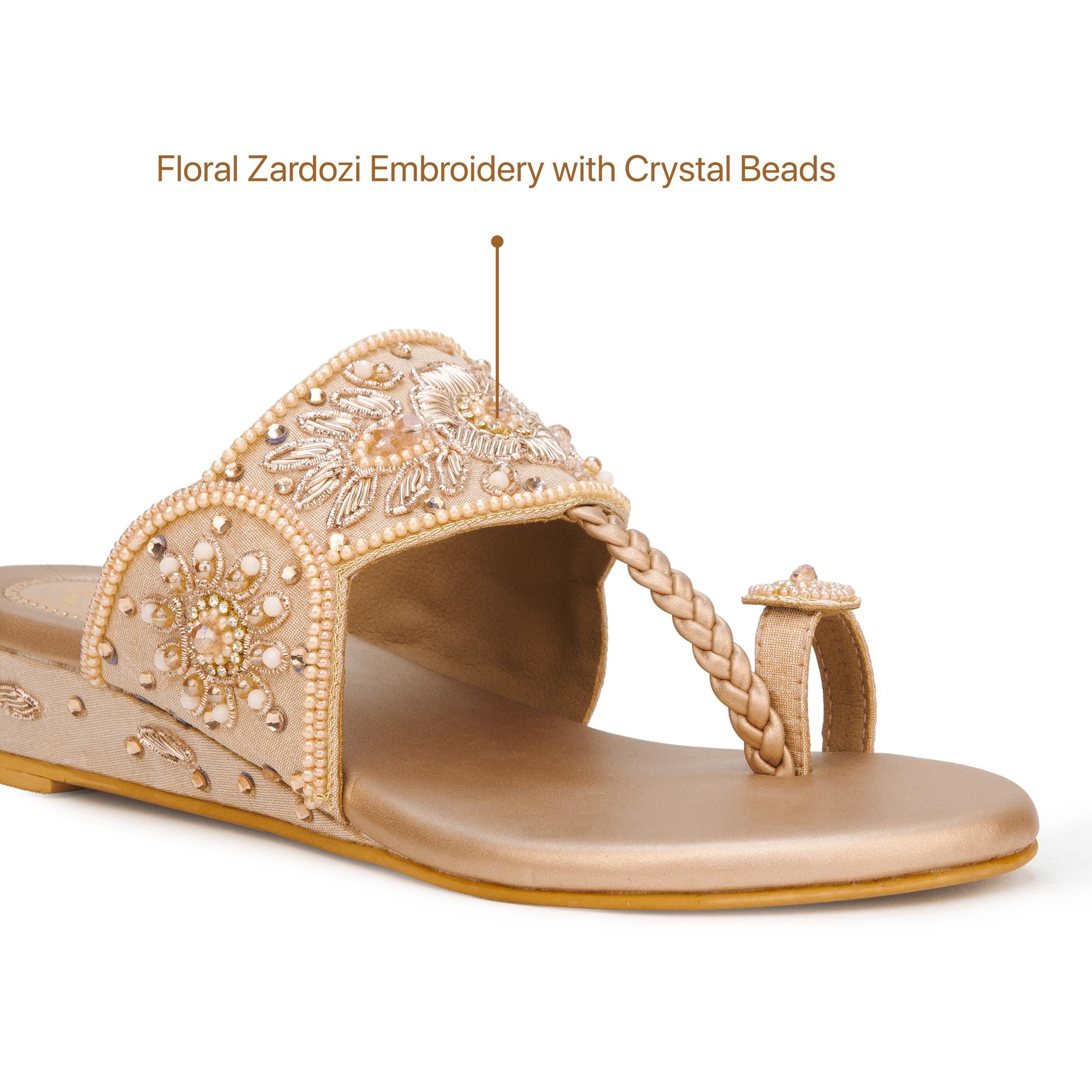 Phool Shimmer Flats