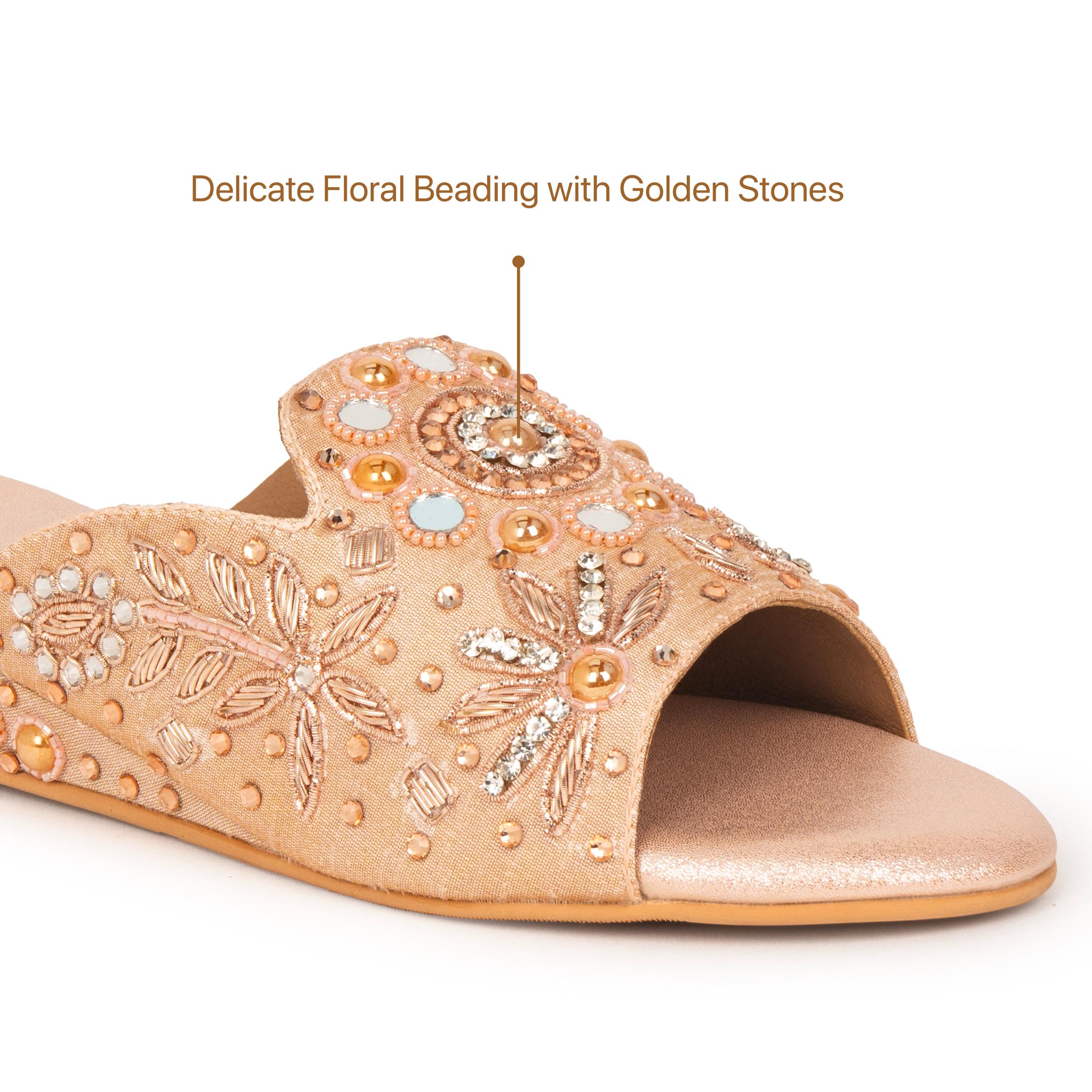 Shahi Zari Festive Flats
