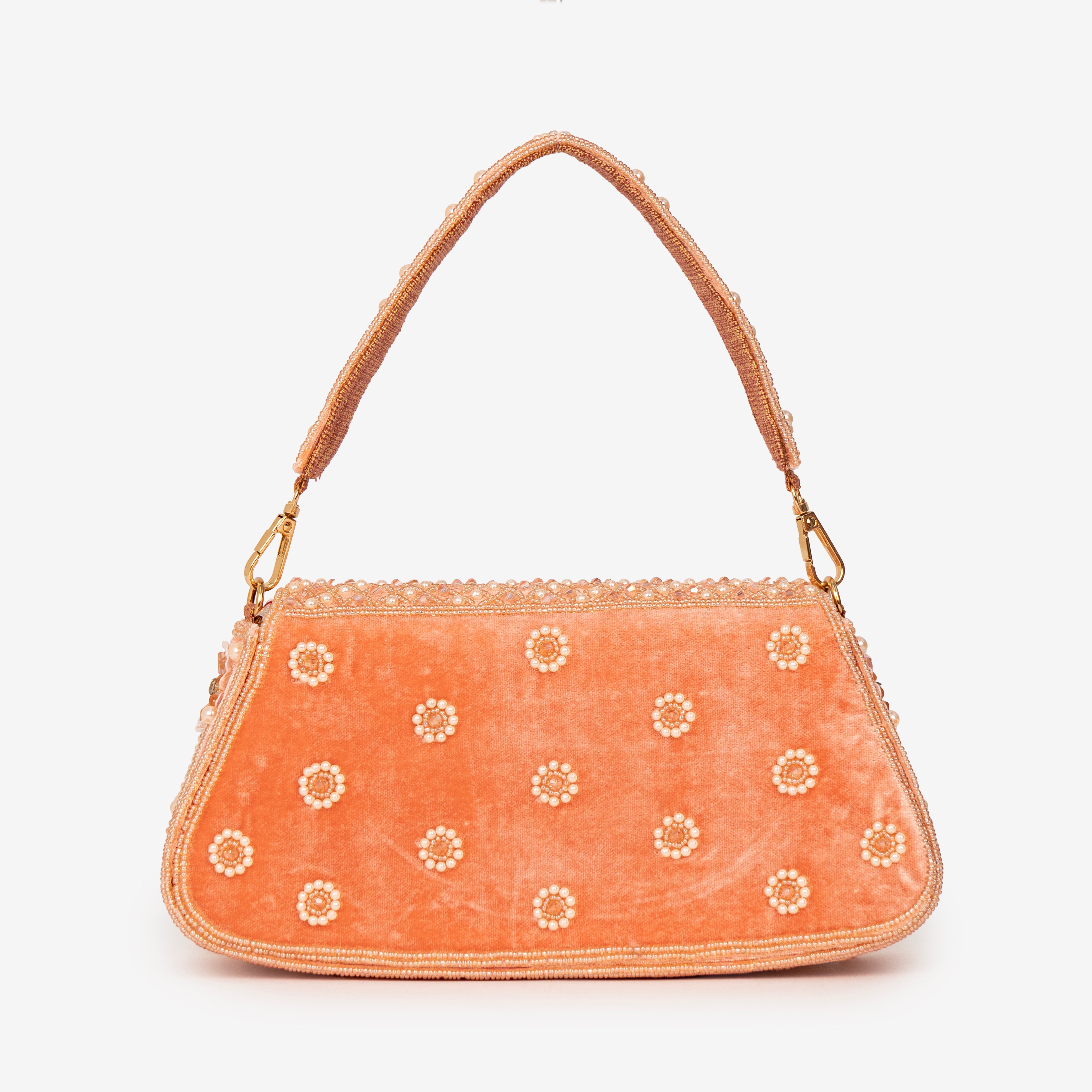 Intricate Beaded Party Shoulder Bag