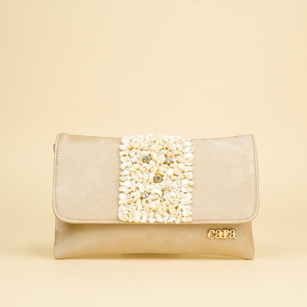 Pearl Bloom Clutch