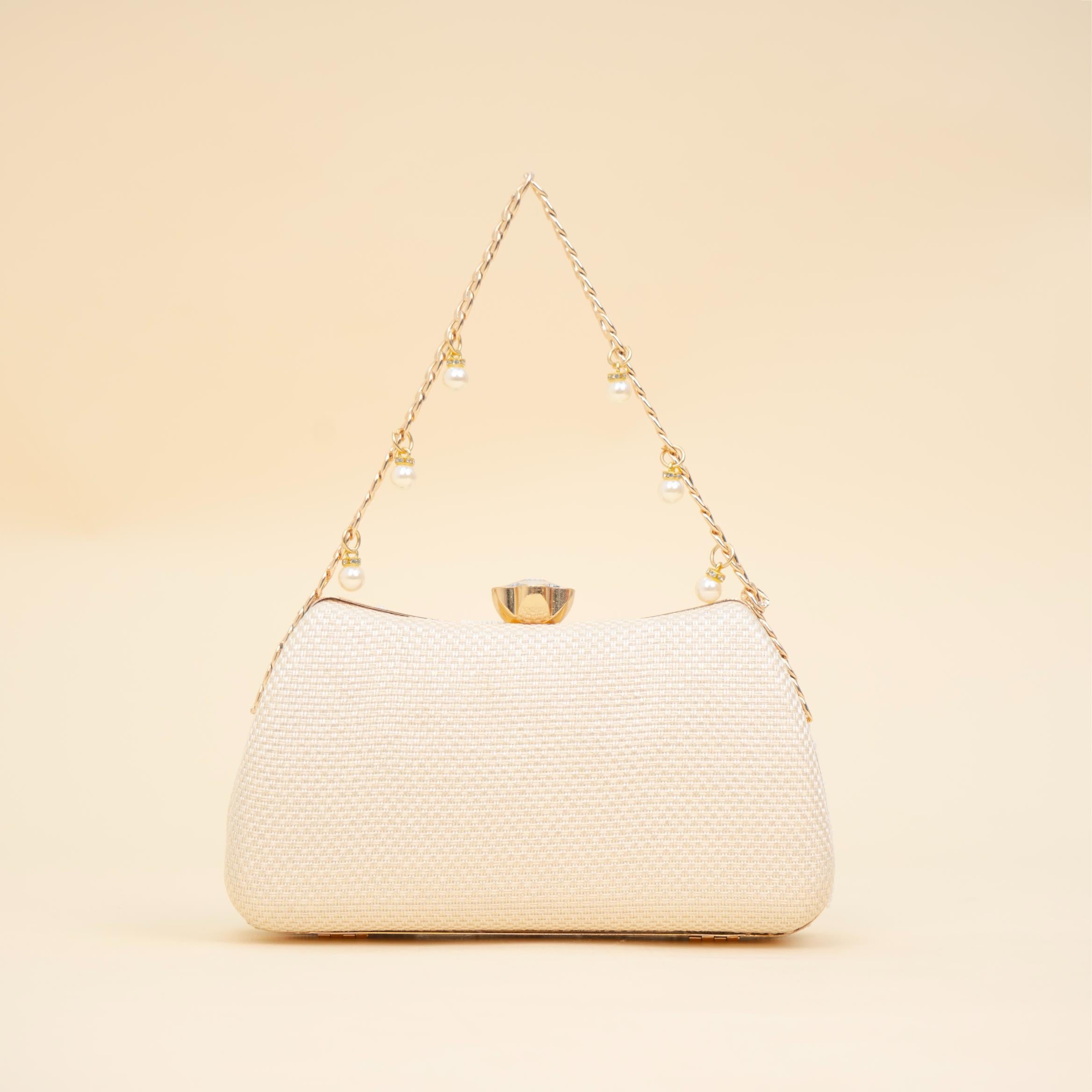 Zari Moti Box Clutch