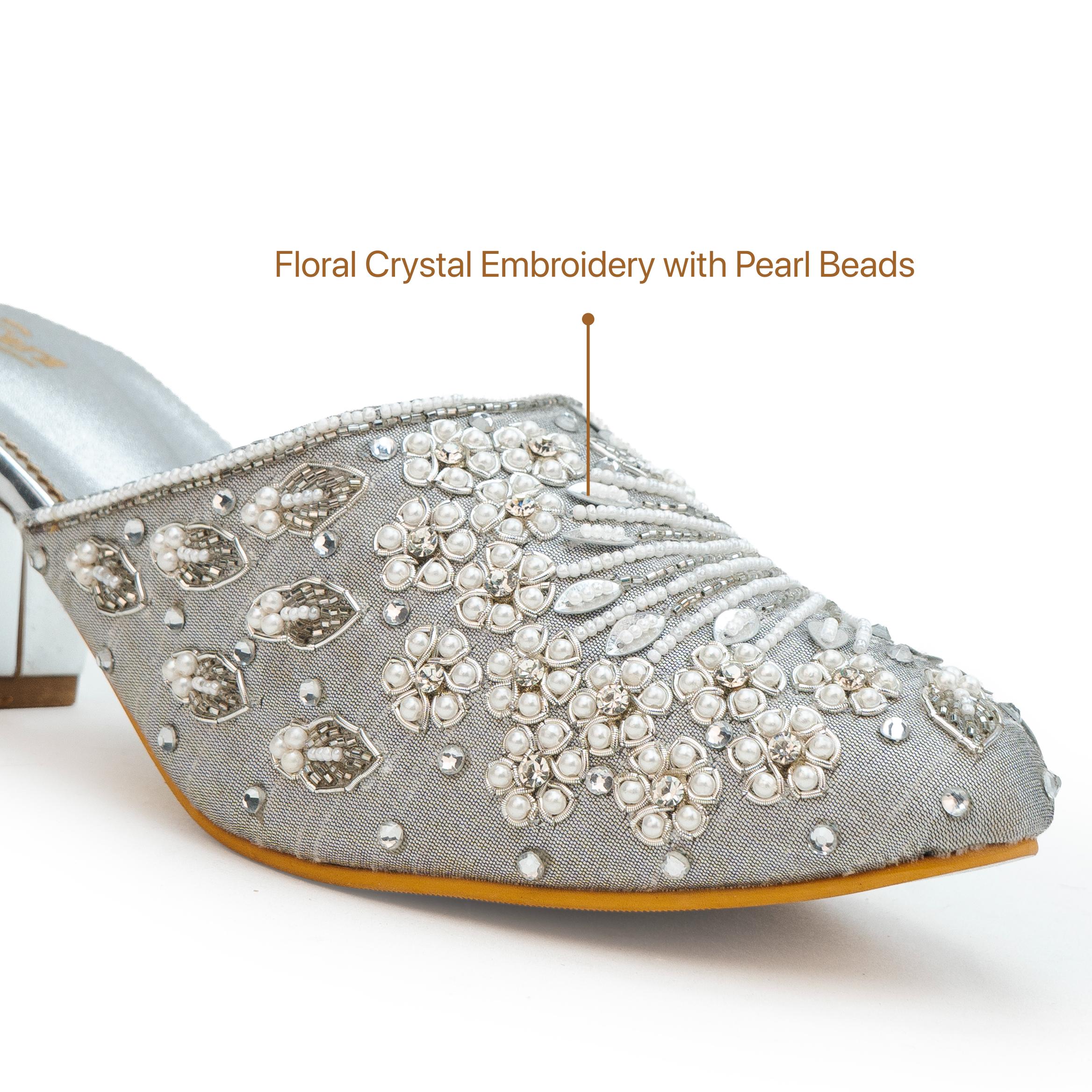 Beaded Ray Mules