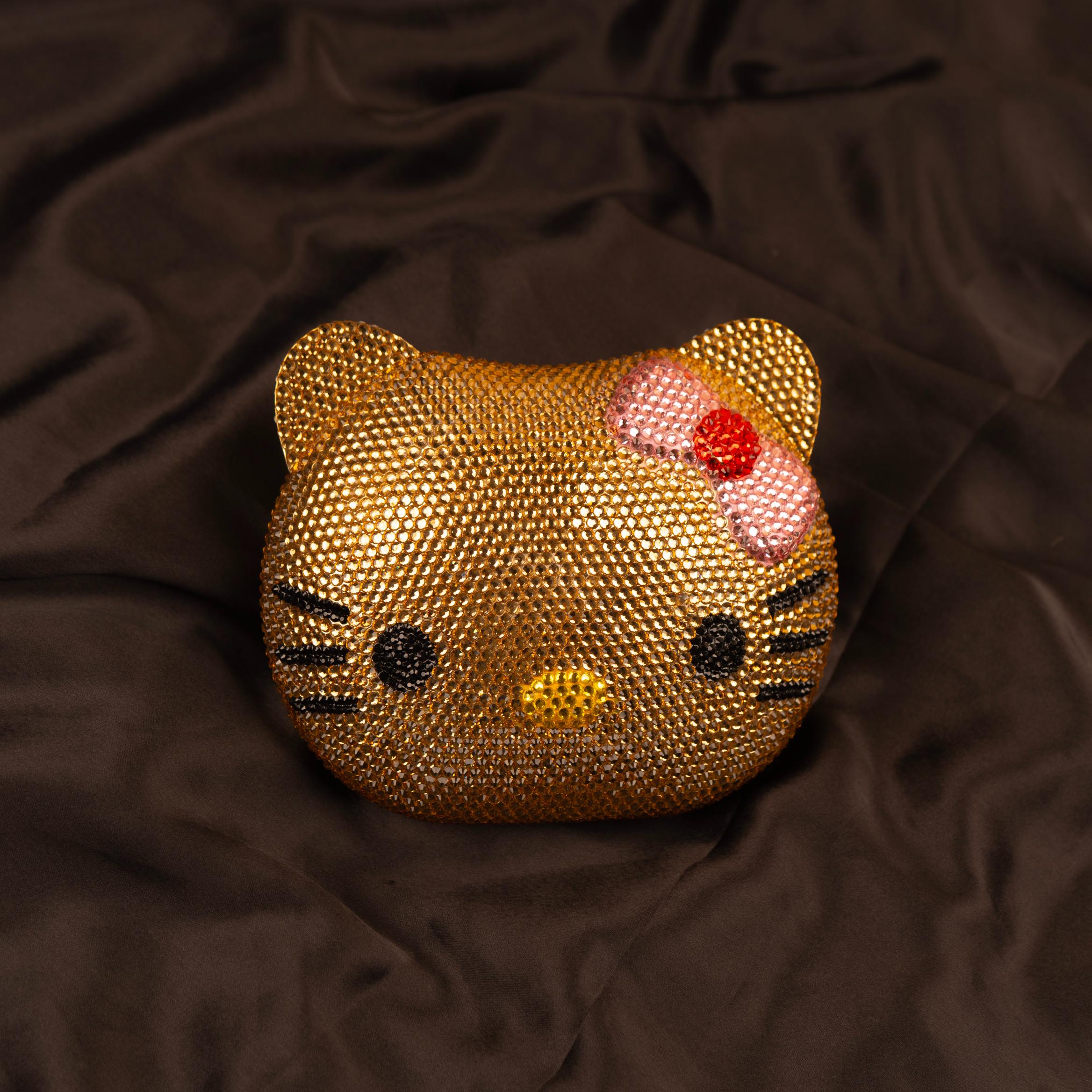 Sparkle-Haven Kitty Clutch