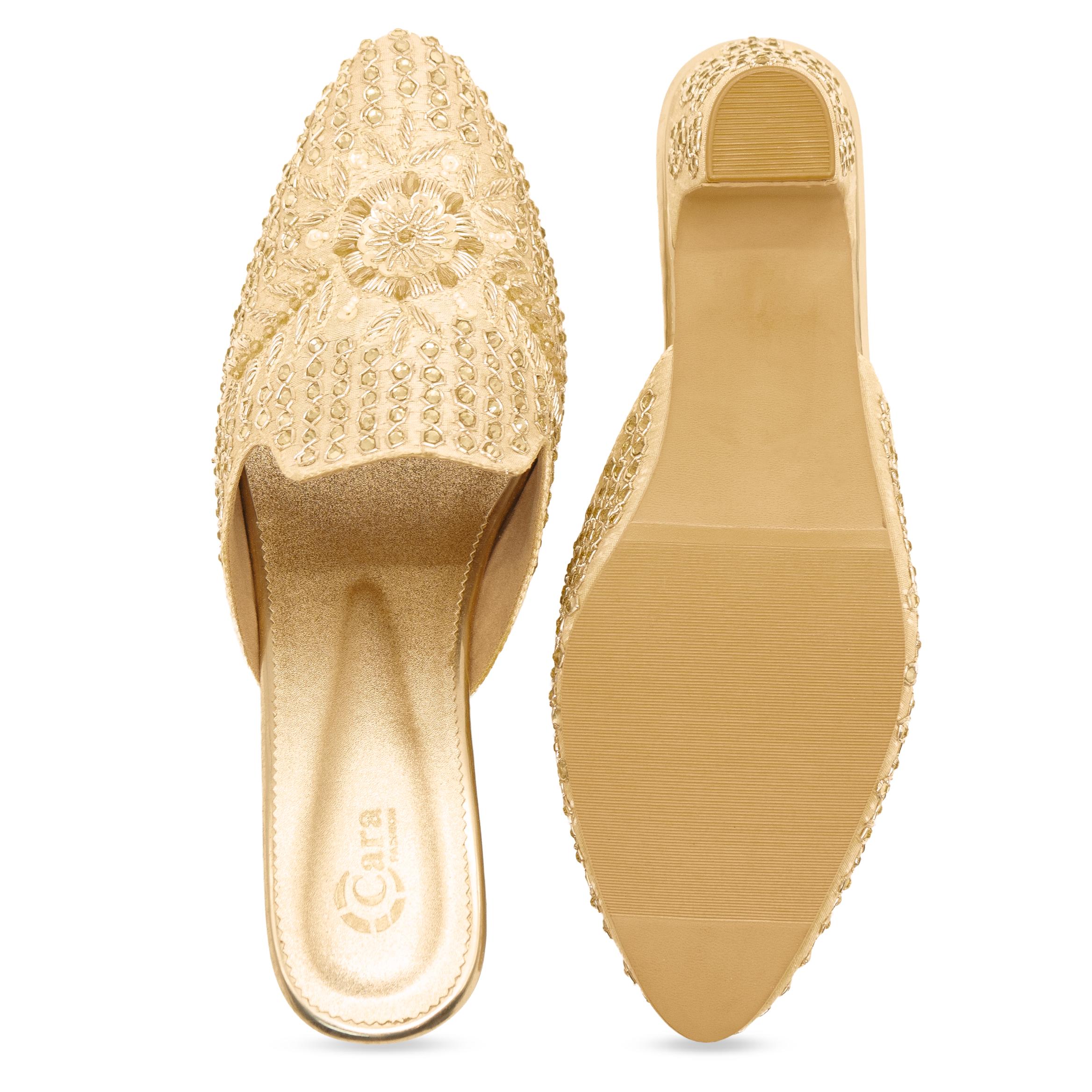 Zardosi Beaded Mules