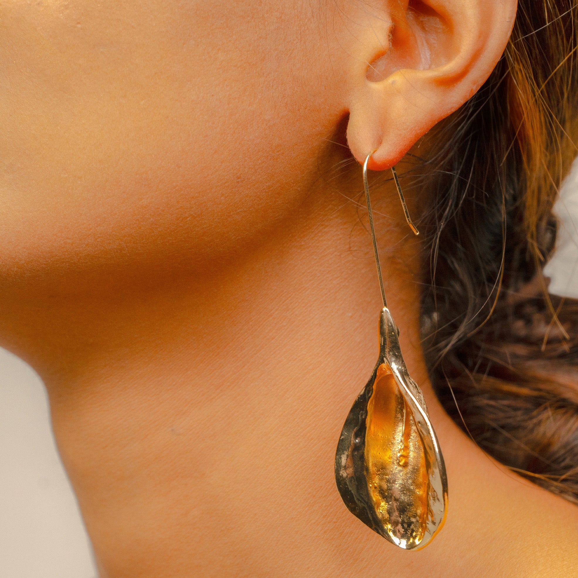 Leaflet Charm Earrings