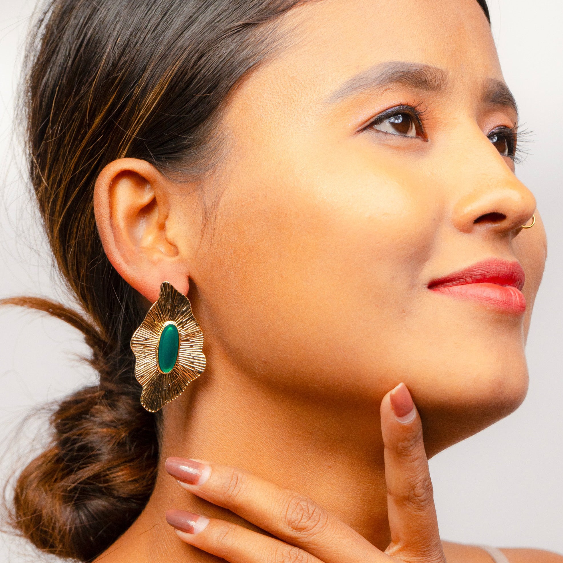 Lustre Petal Earrings