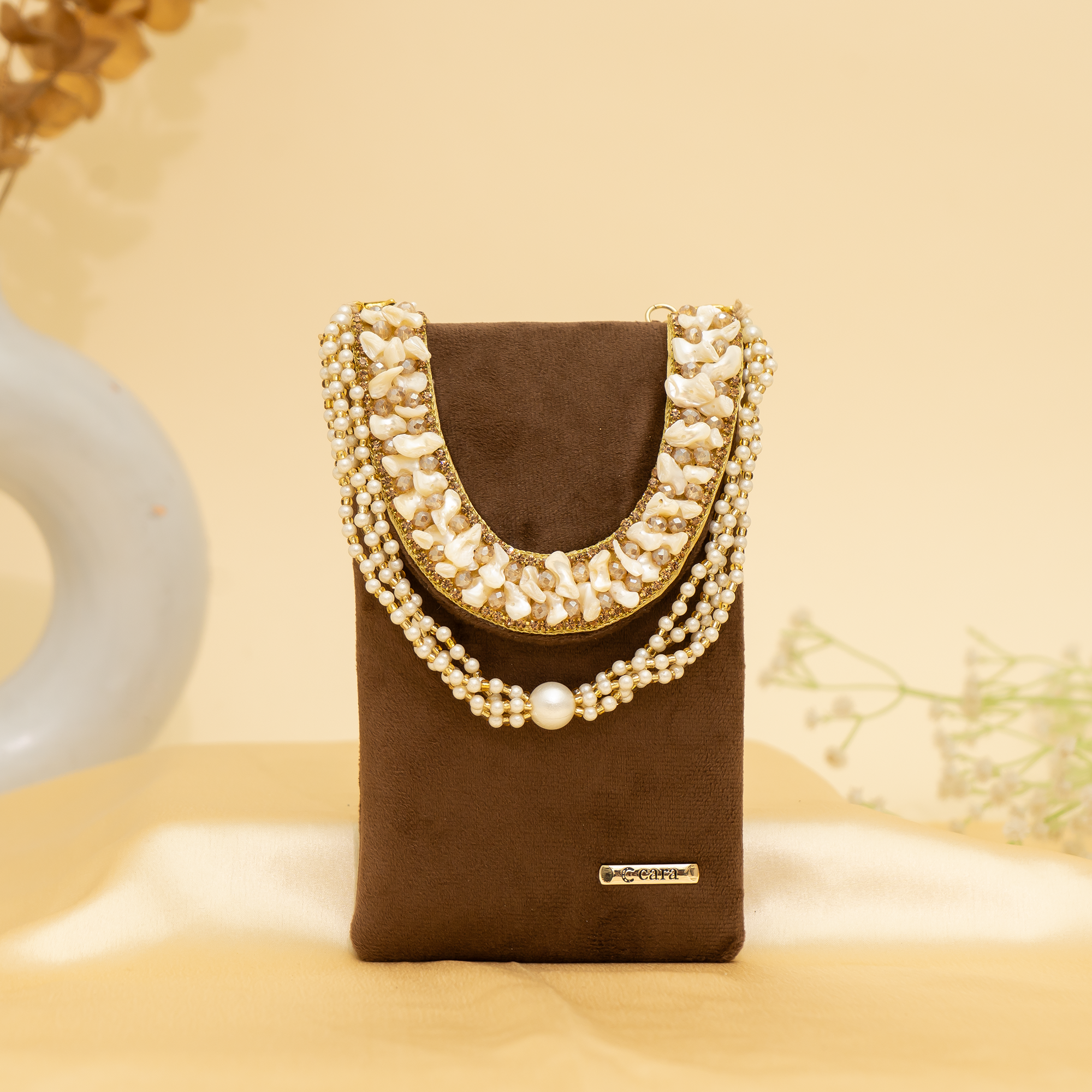 Velvet Pearl Mobile Sling| cara