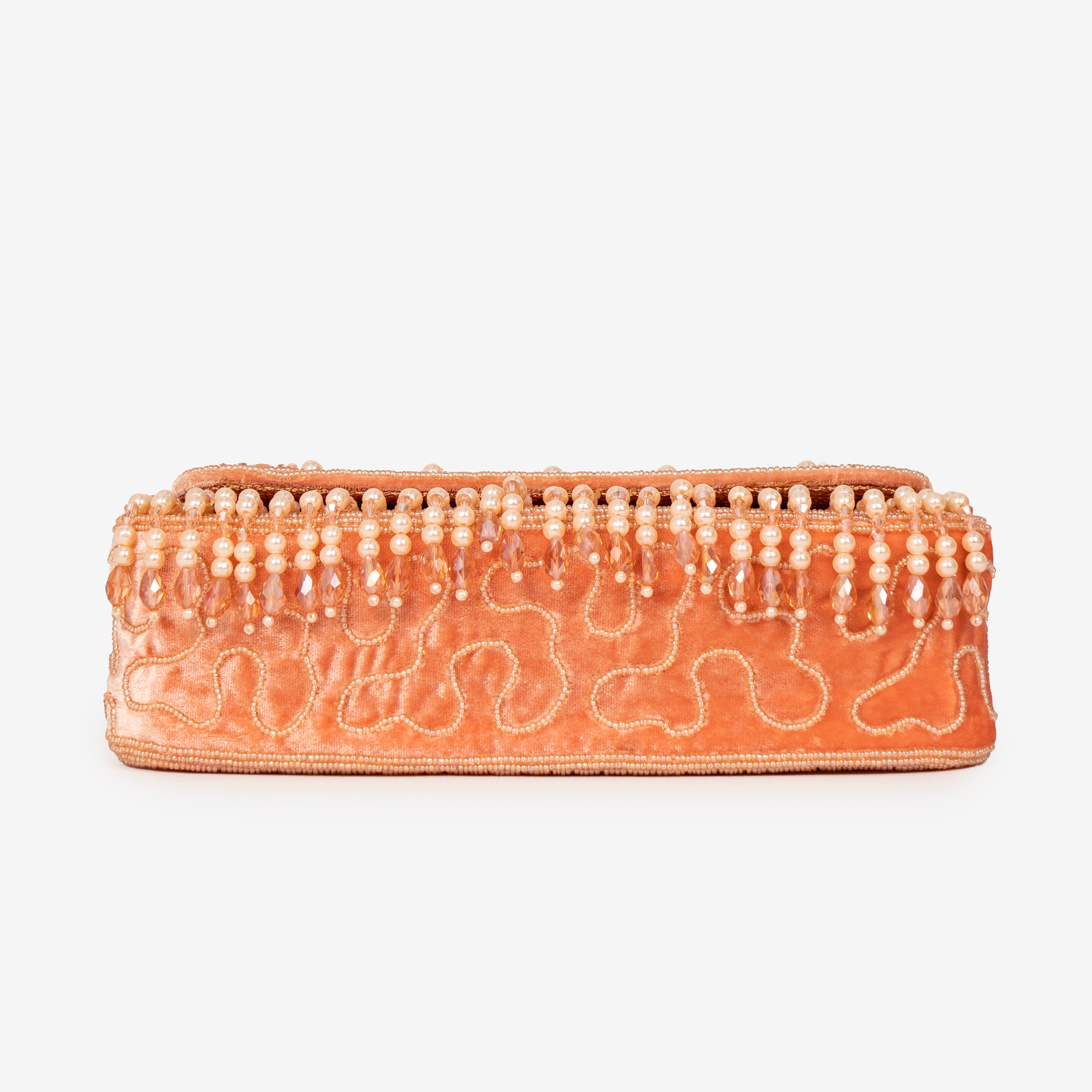 Intricate Beaded Party Shoulder Bag