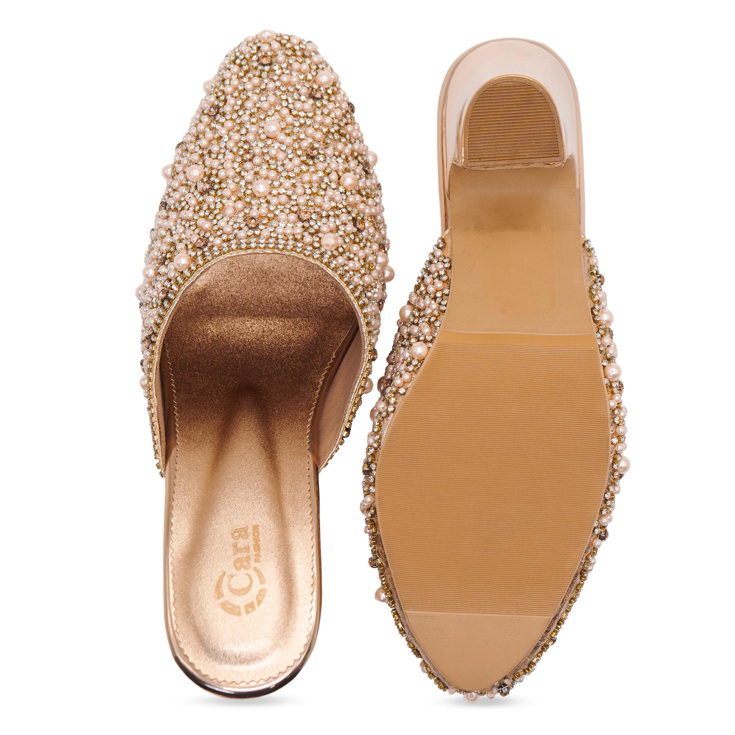 Ocean Pearl Glam Mules