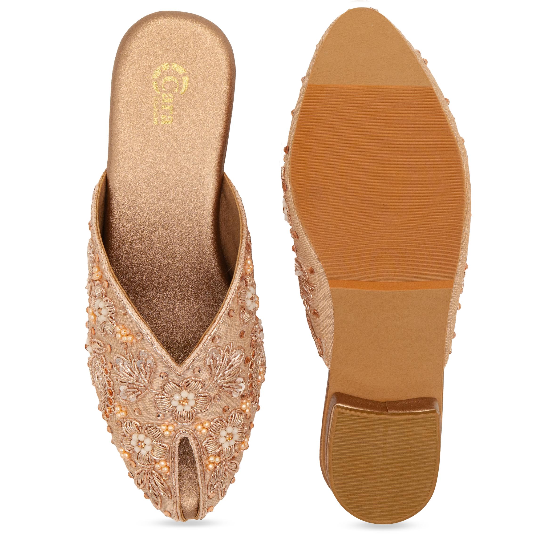 Noorani Beaded Mules