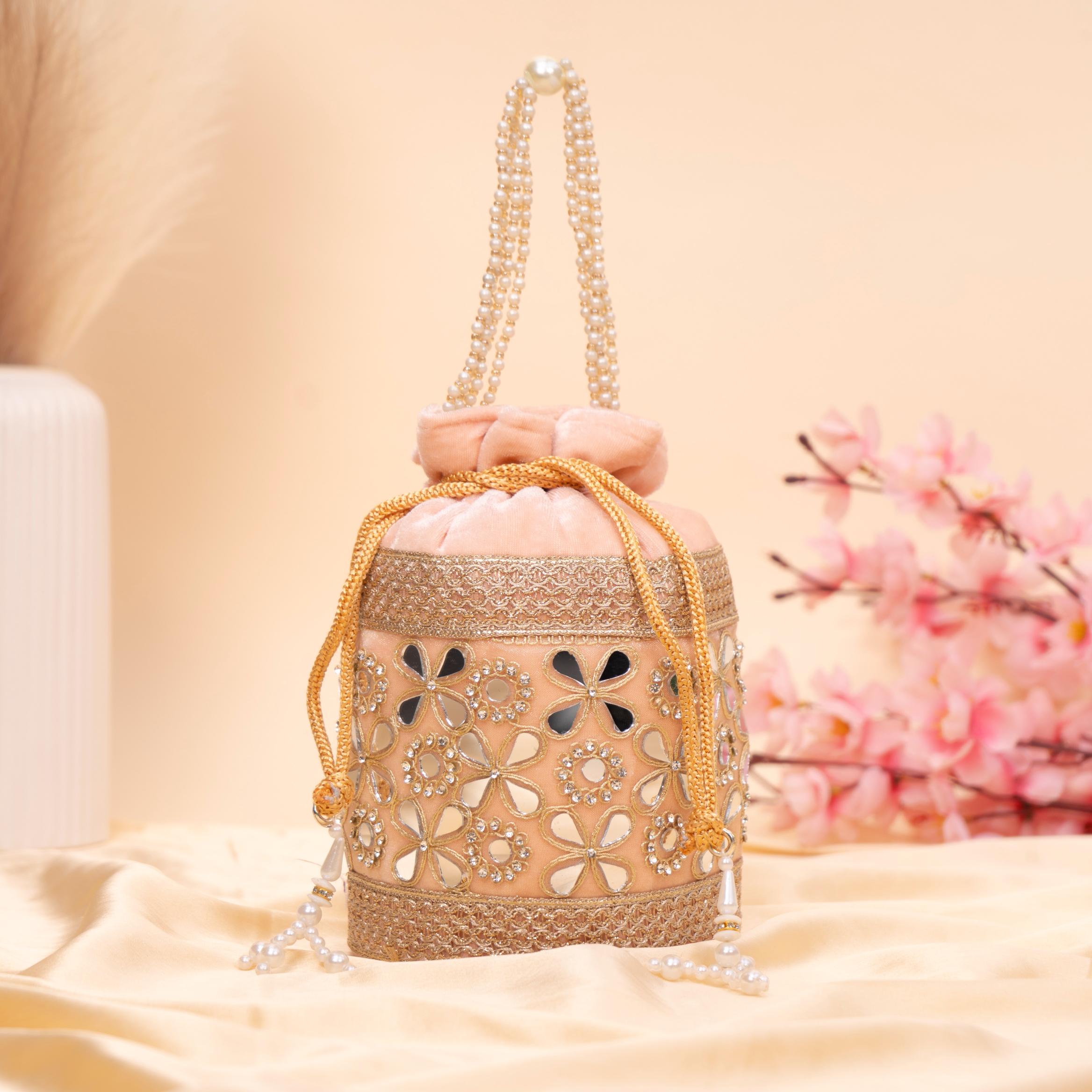 Royal Velvet Shimmer Potli
