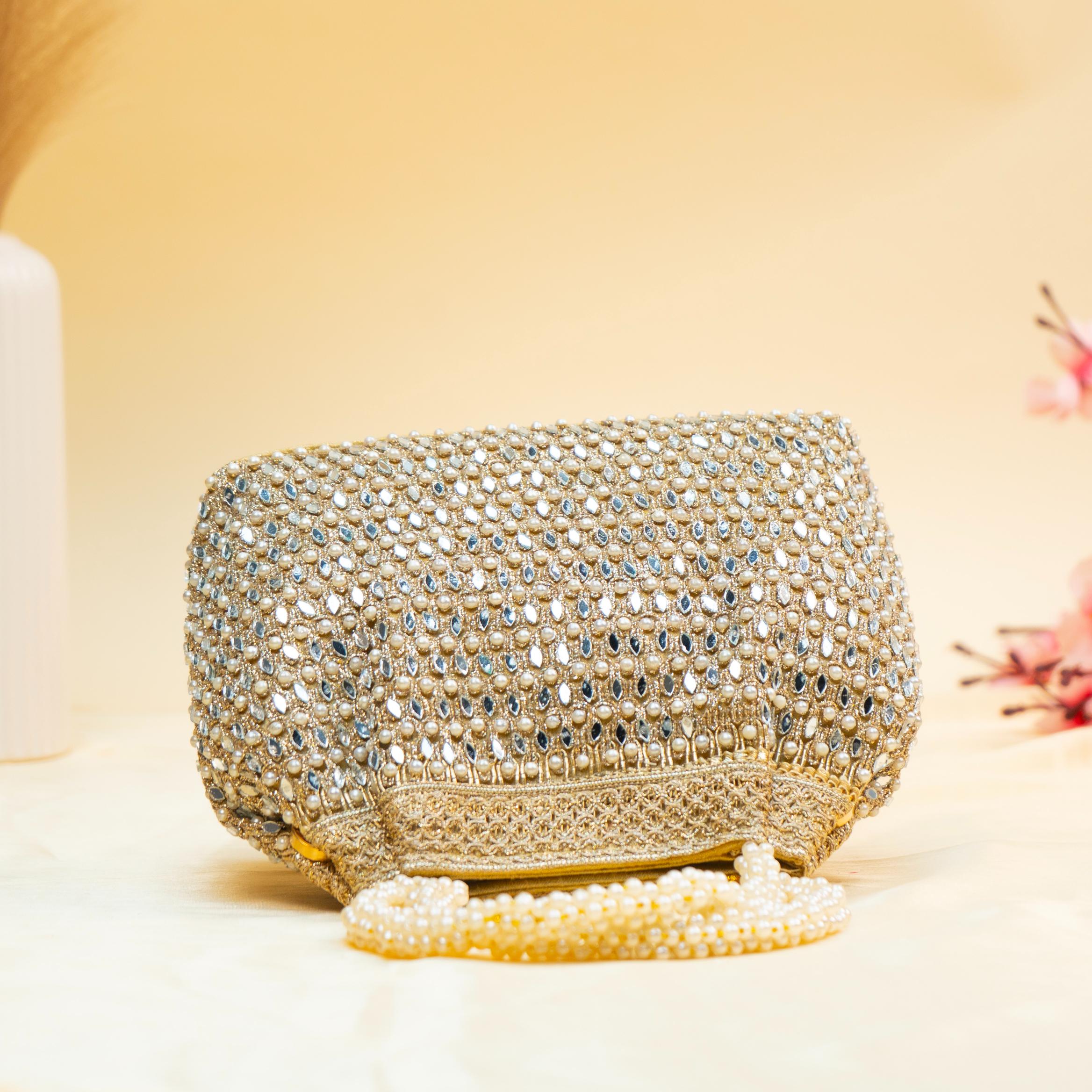 Dazzle Crystal Bead Potli