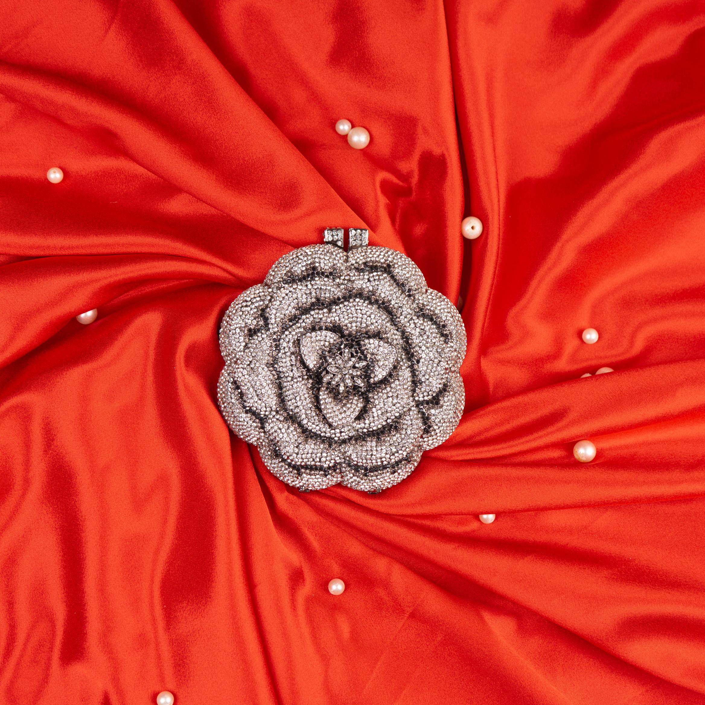 Crystal Rose Bling Clutch