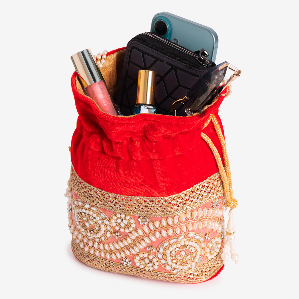 Golden Knot Potli