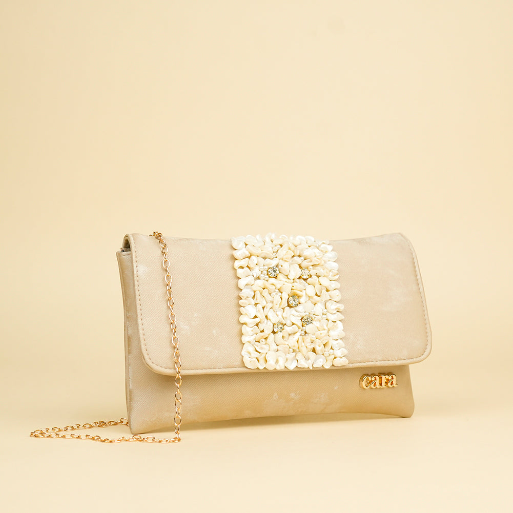 Pearl Bloom Clutch