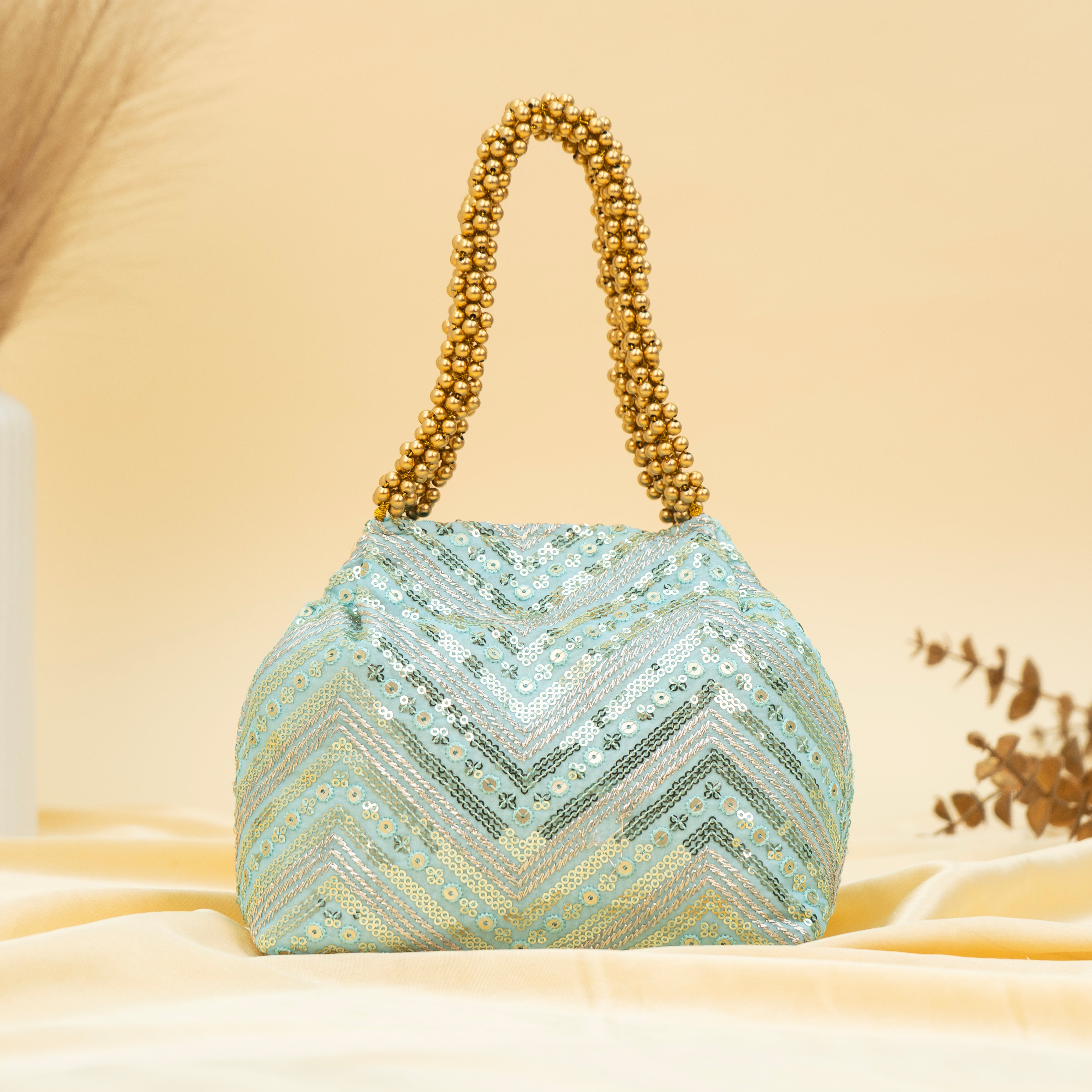 Ornate Bloom Potli