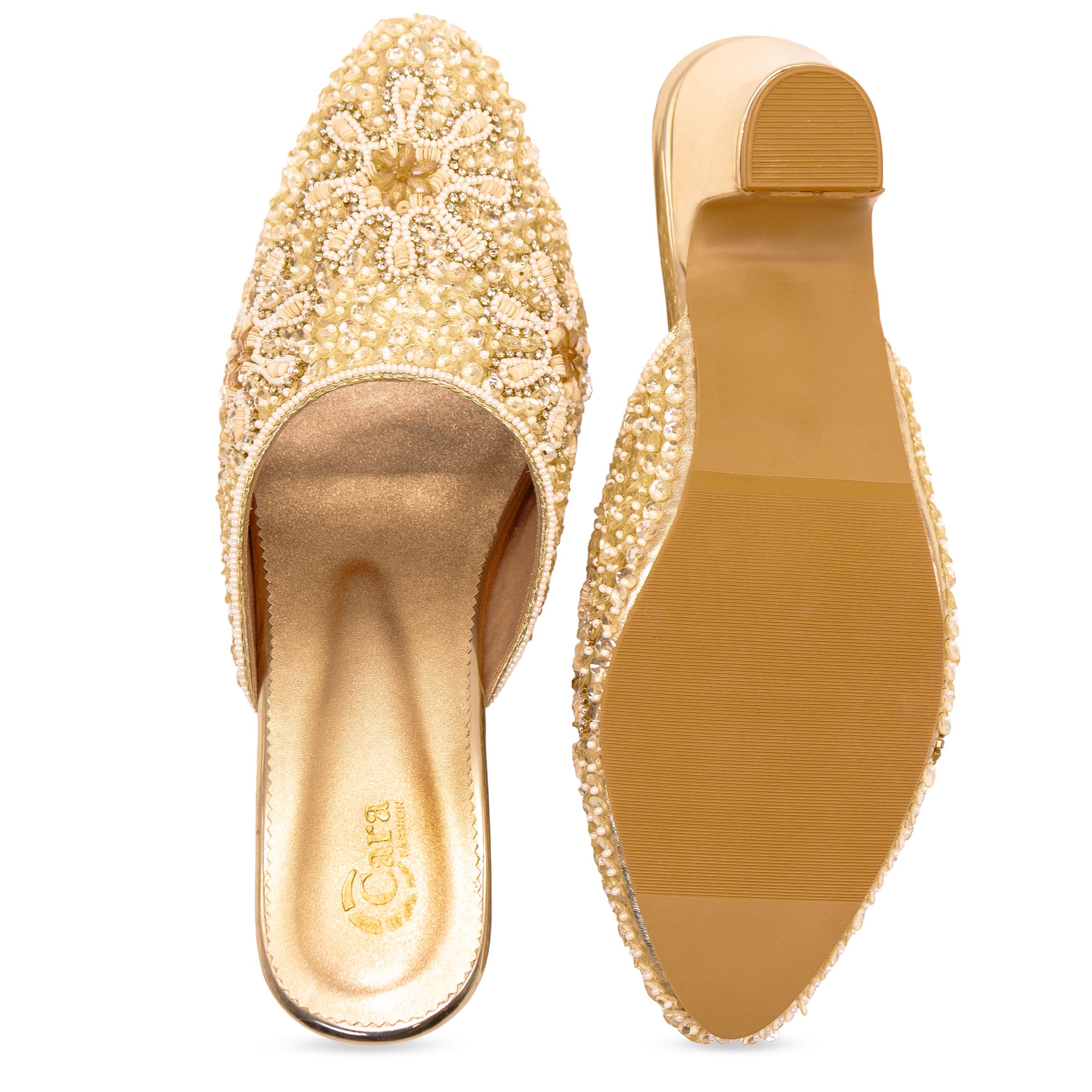 Pearl Bloom Mules