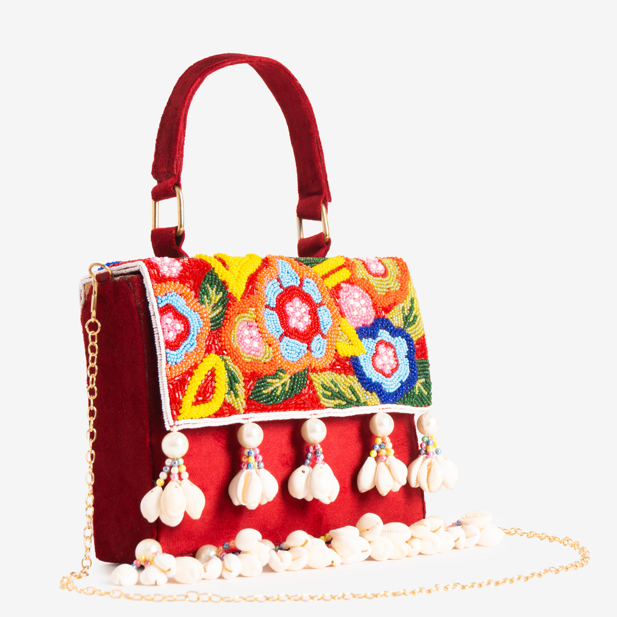 Blooming Shells Banjara Bag