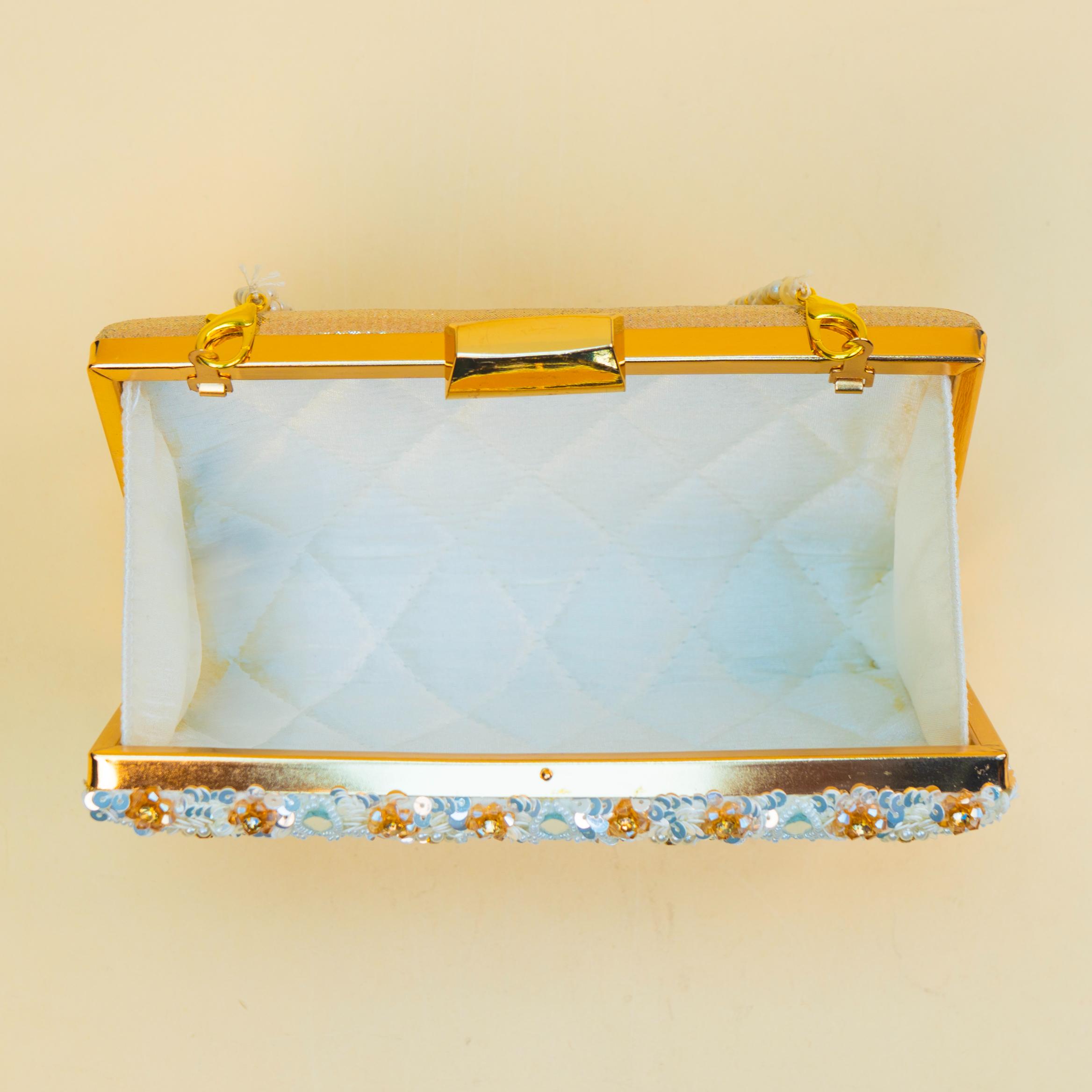 Celestial Mirrorwork Clutch