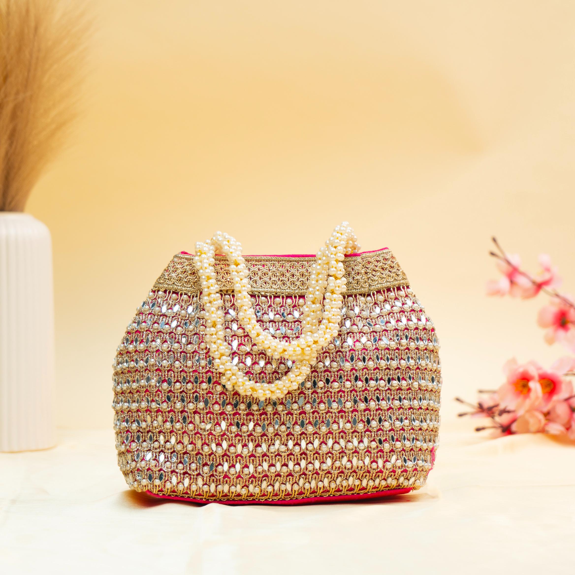 Dazzle Crystal Bead Potli