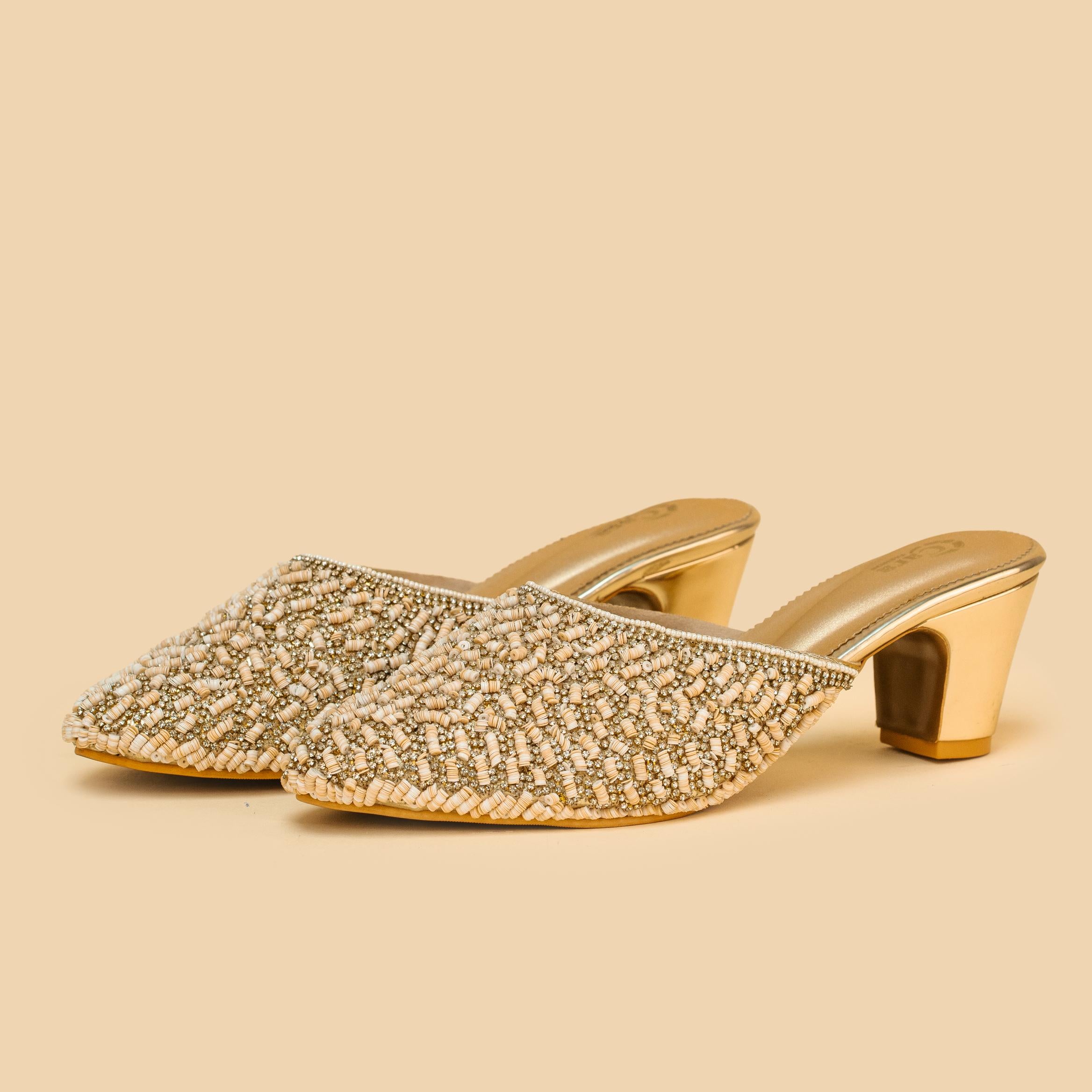 Glitter Raisins Mules