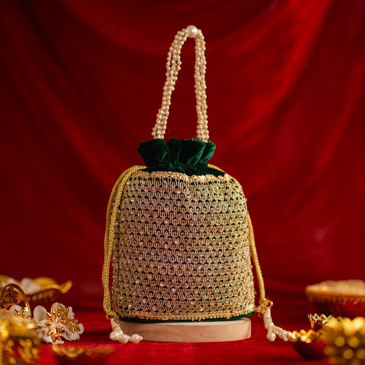 Golden Heirloom Potli