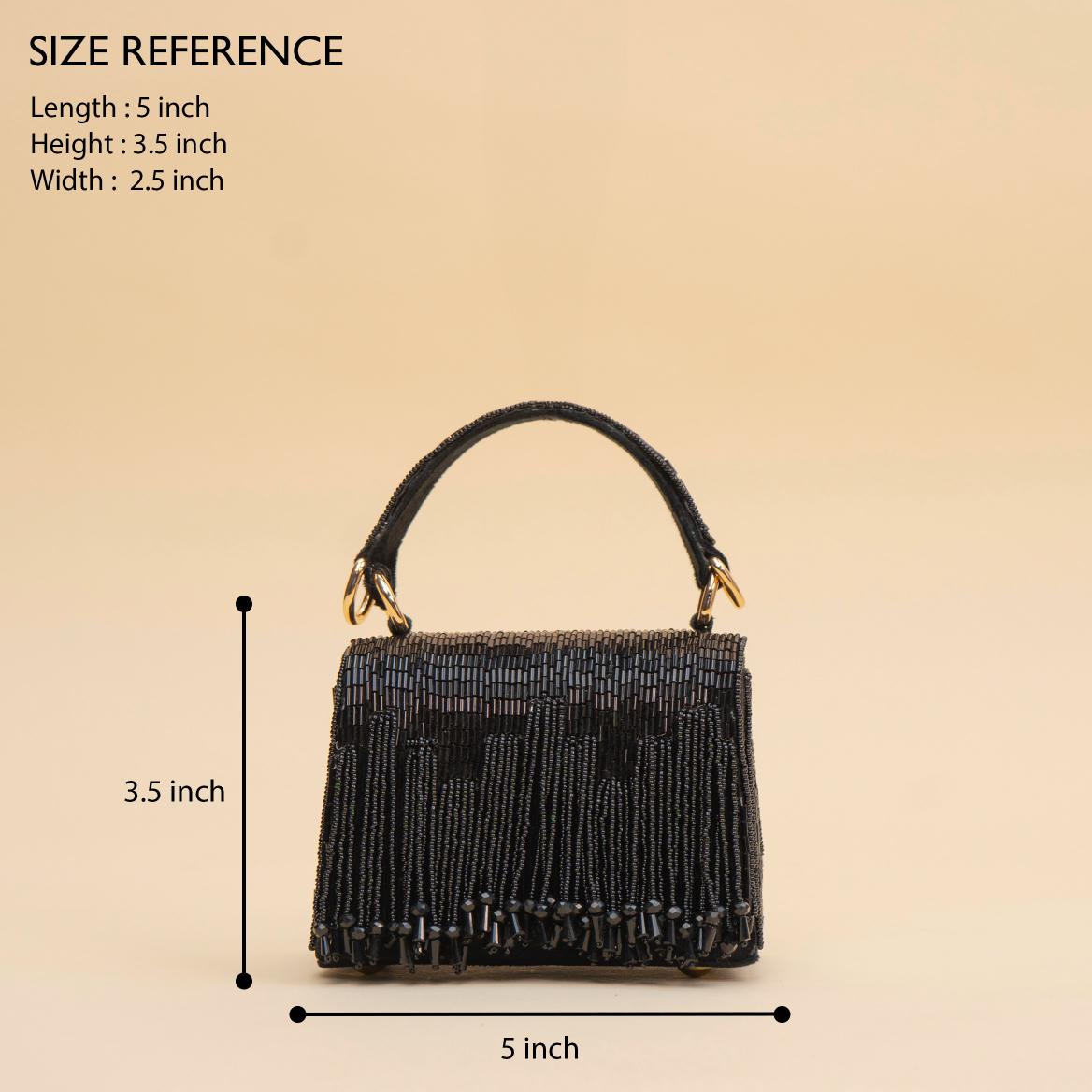 Glitz Fringe Clutch