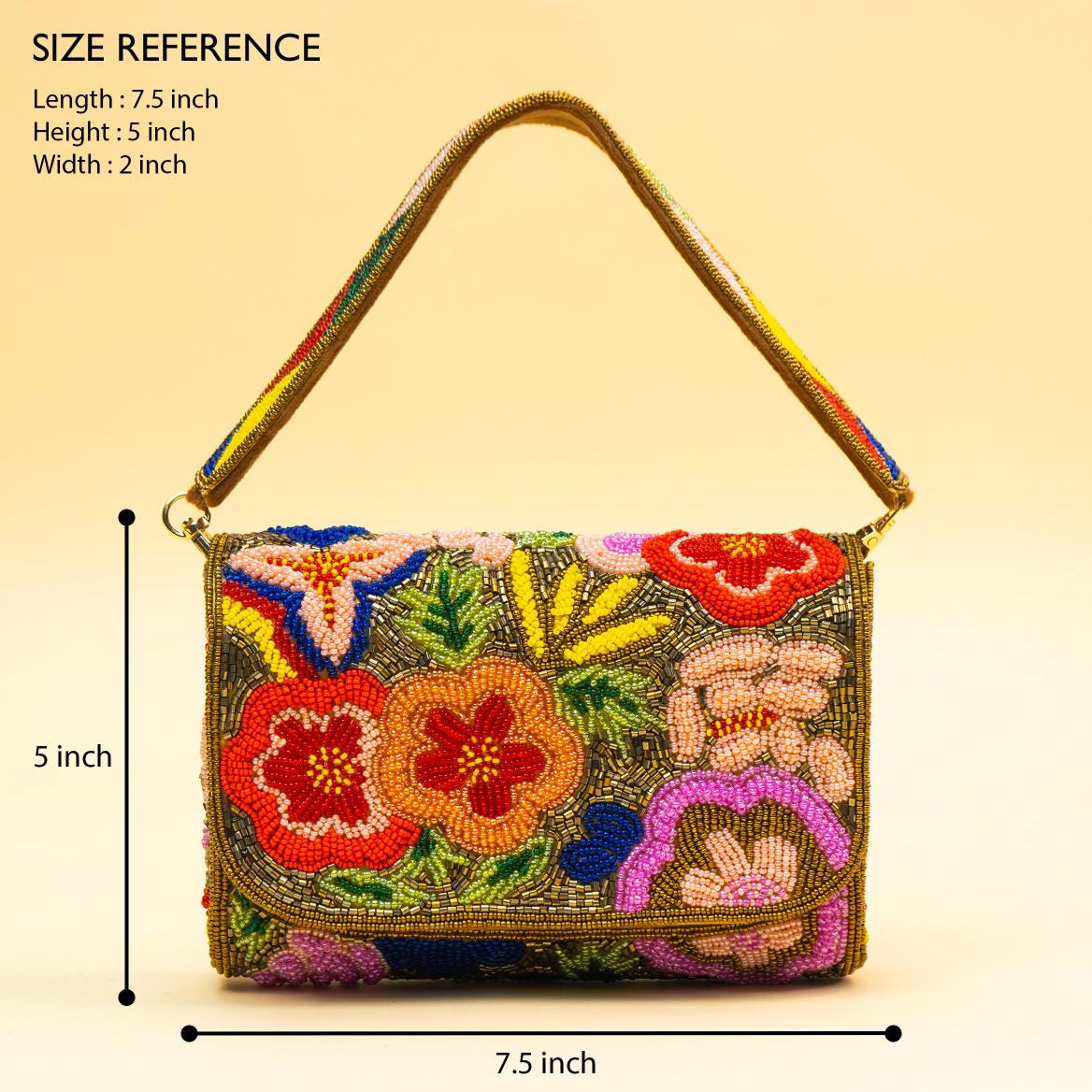 Black Blossom Mini Bag