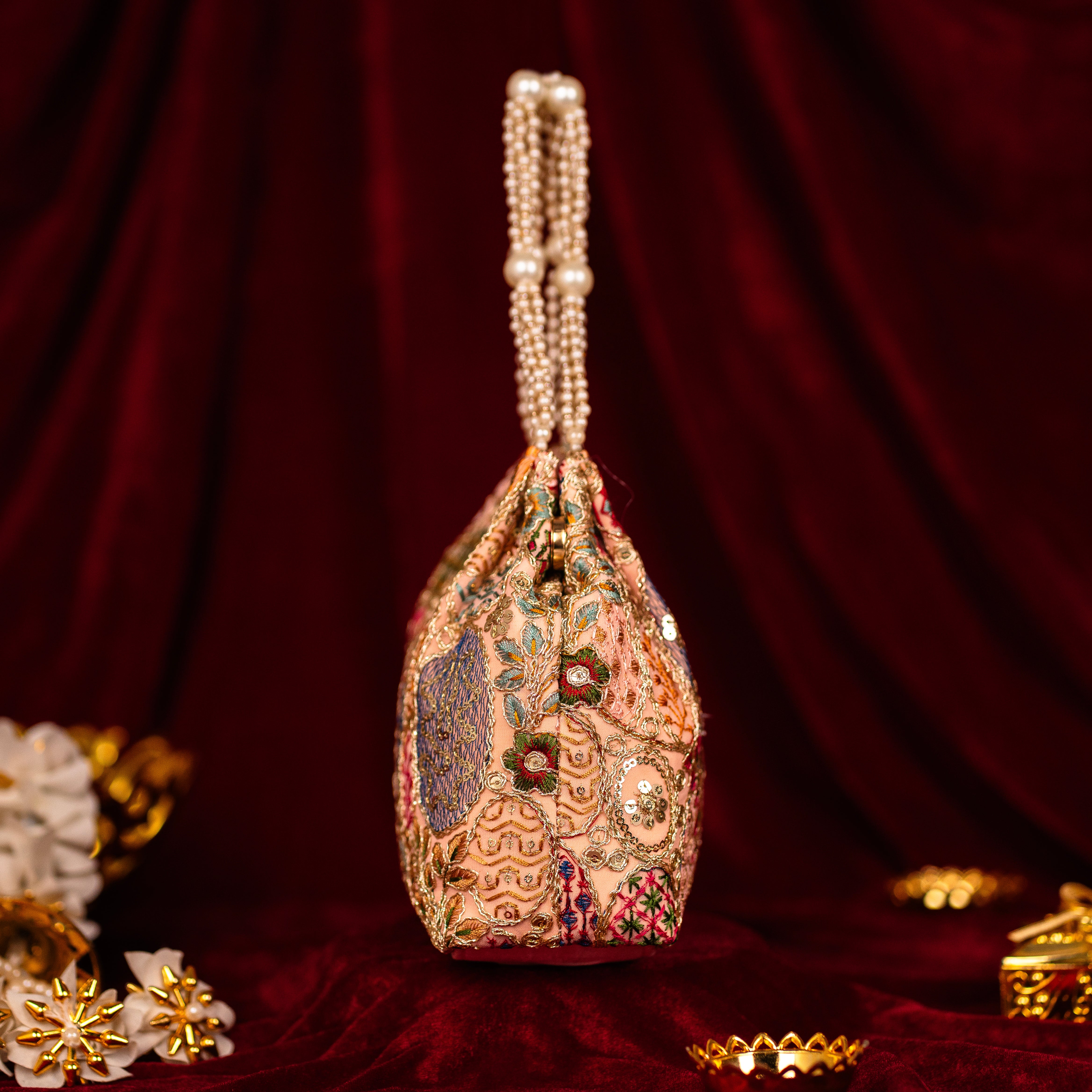 Opulent Pearl Potli