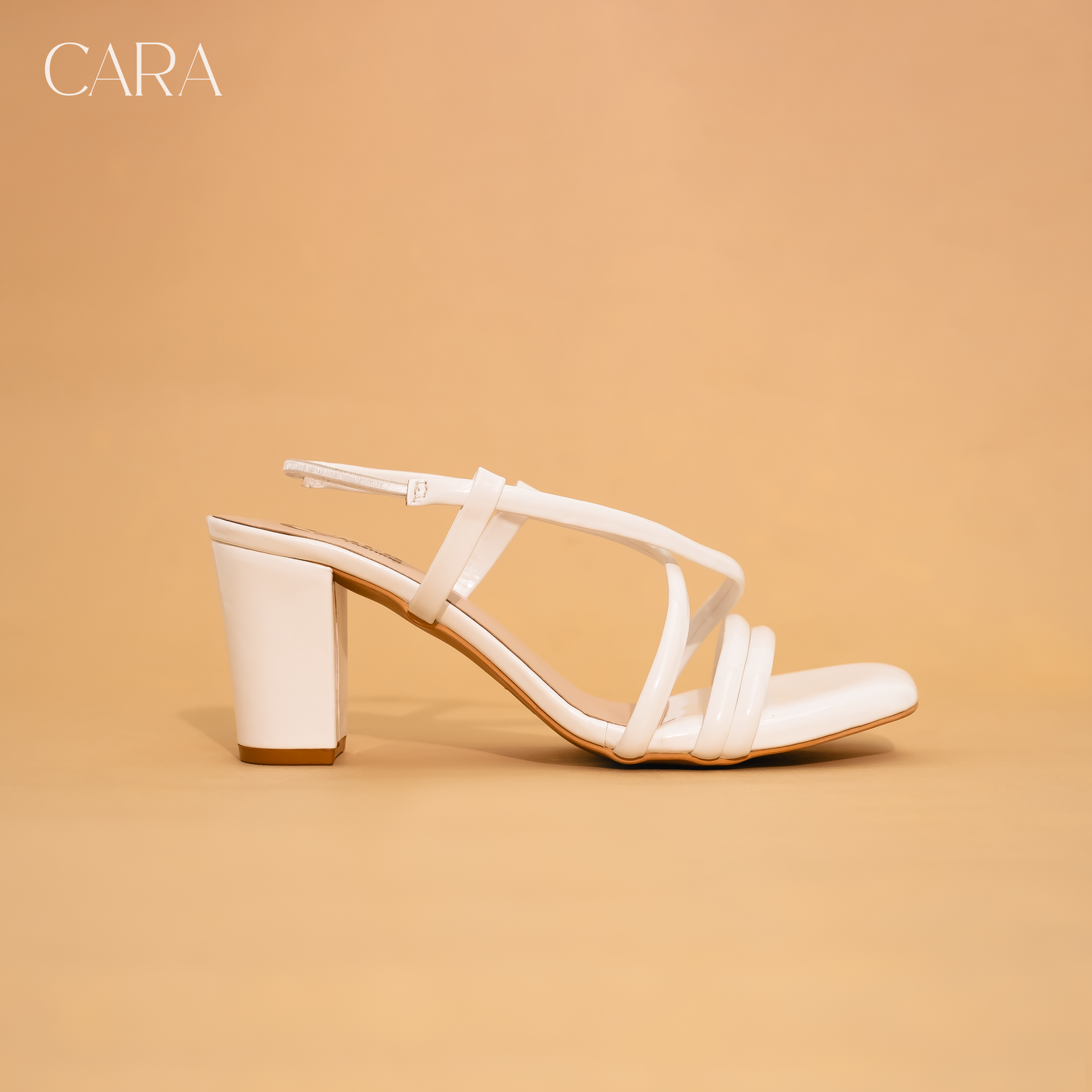 Radiant Pearl White Trendy Heels for Her