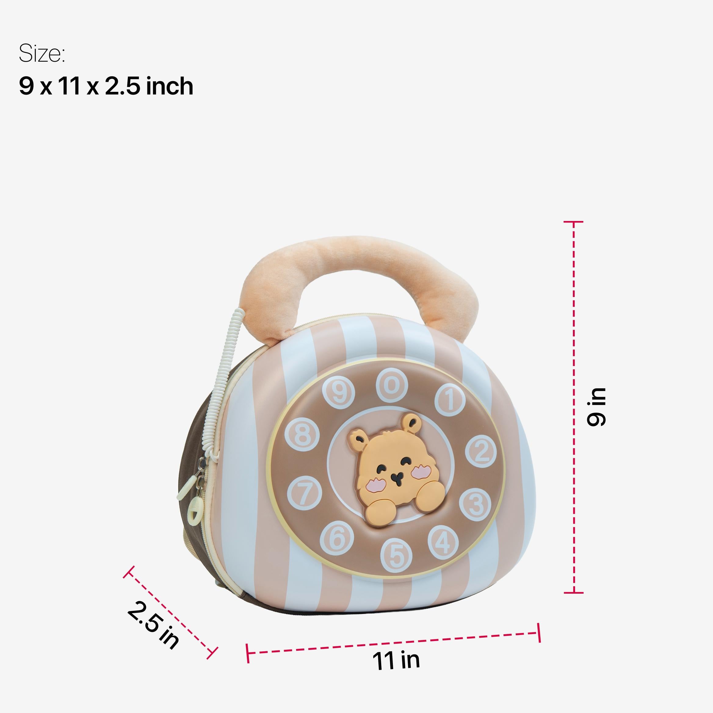 Cute Call Bear Backpack