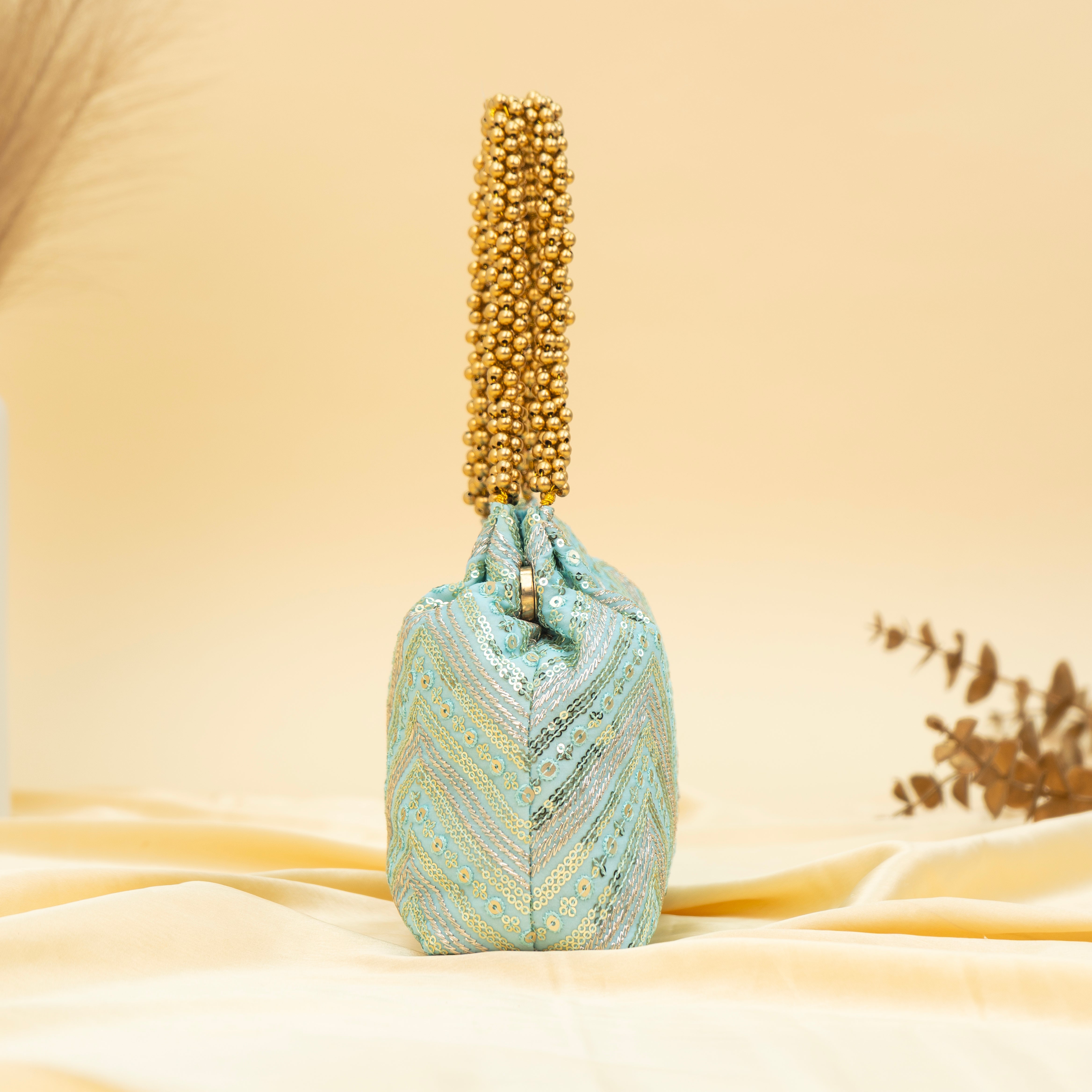 Ornate Bloom Potli