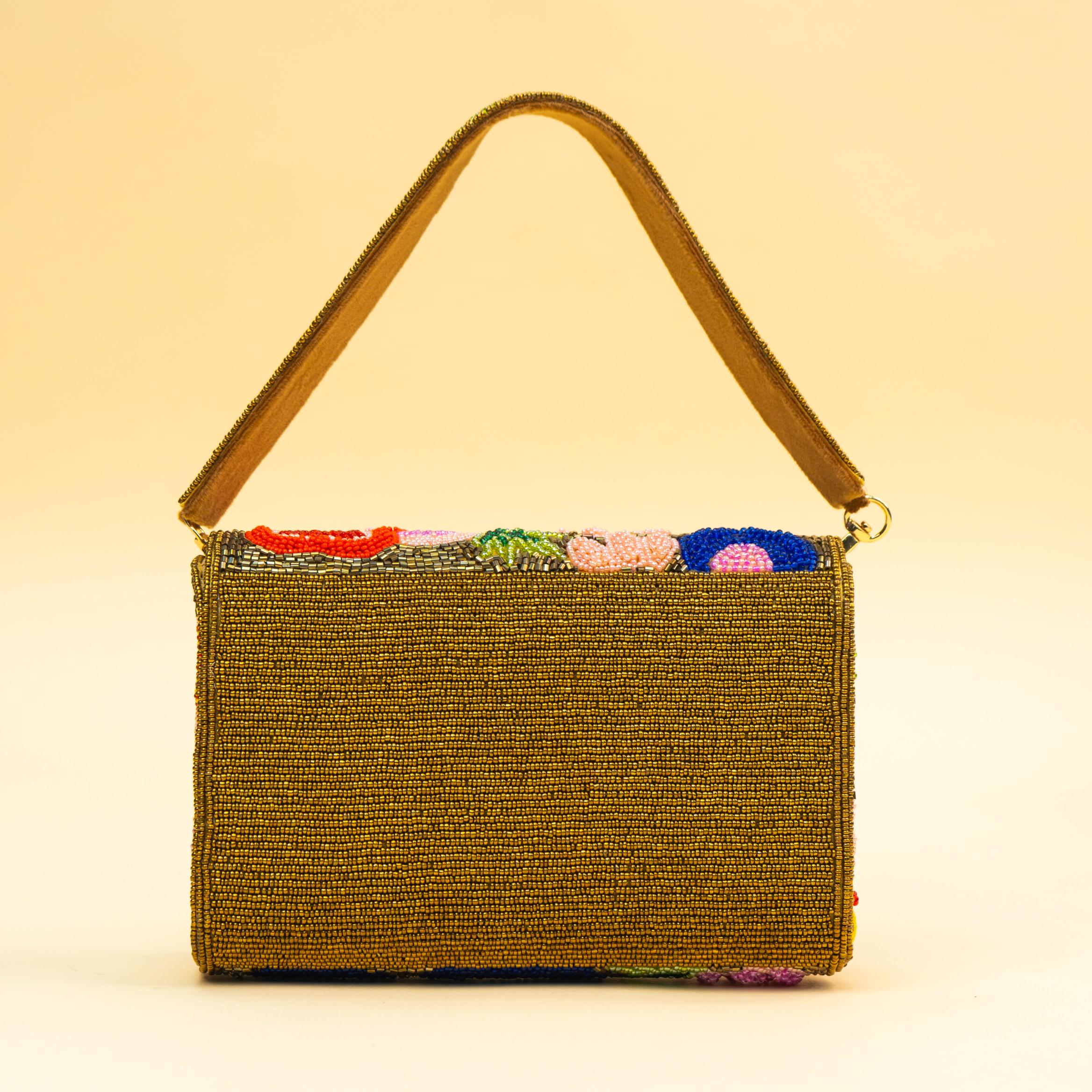 Black Blossom Mini Bag