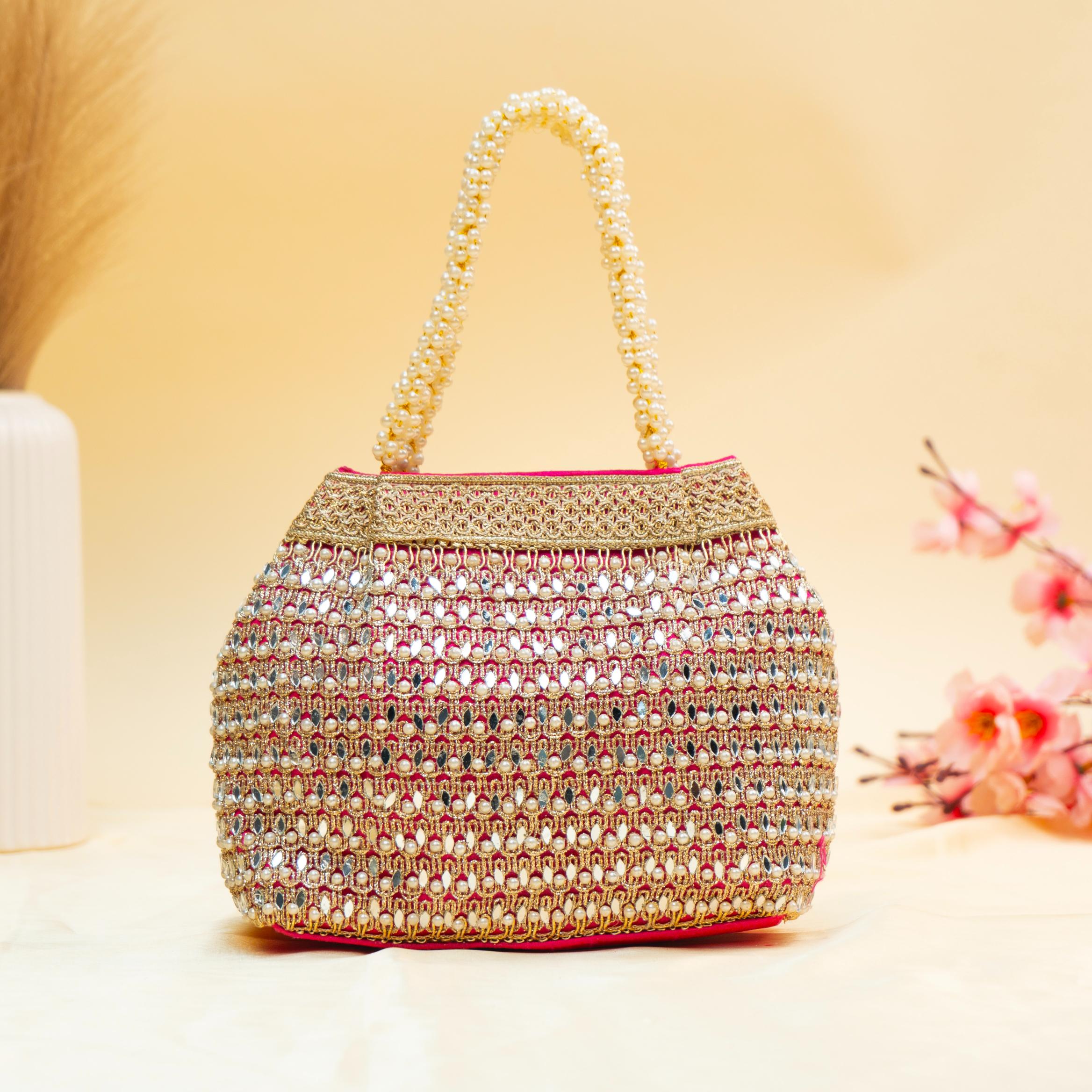 Dazzle Crystal Bead Potli