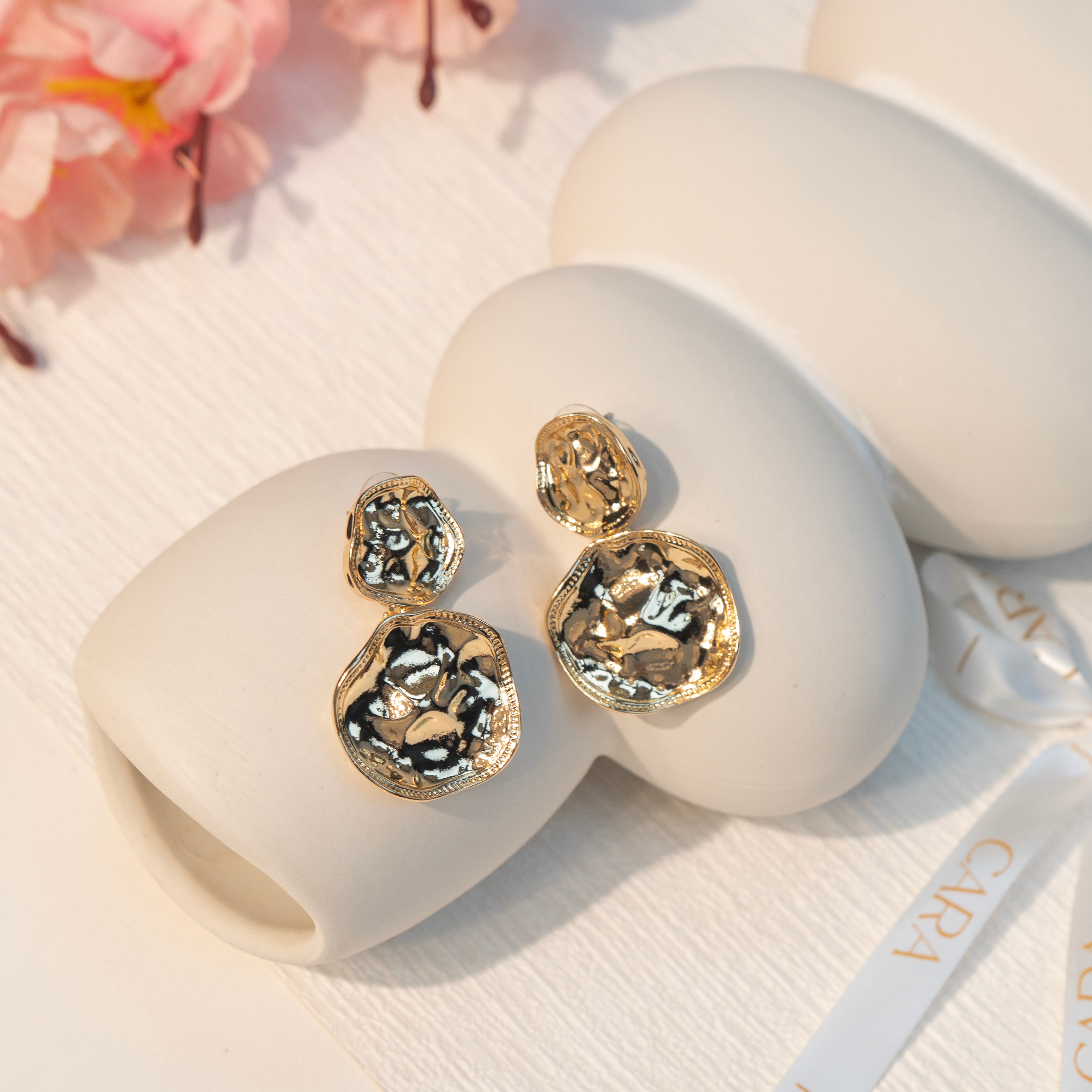Ivory Pebble Earrings